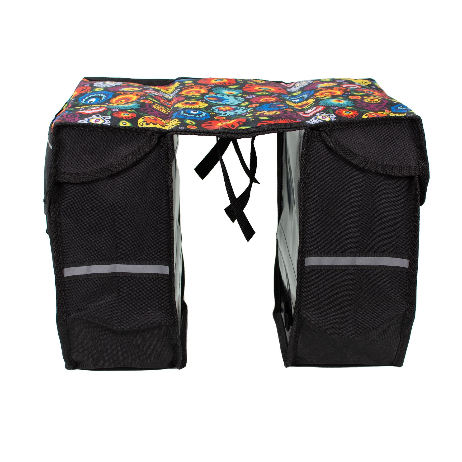 Bicycle Double Panniers Folklore Flowers