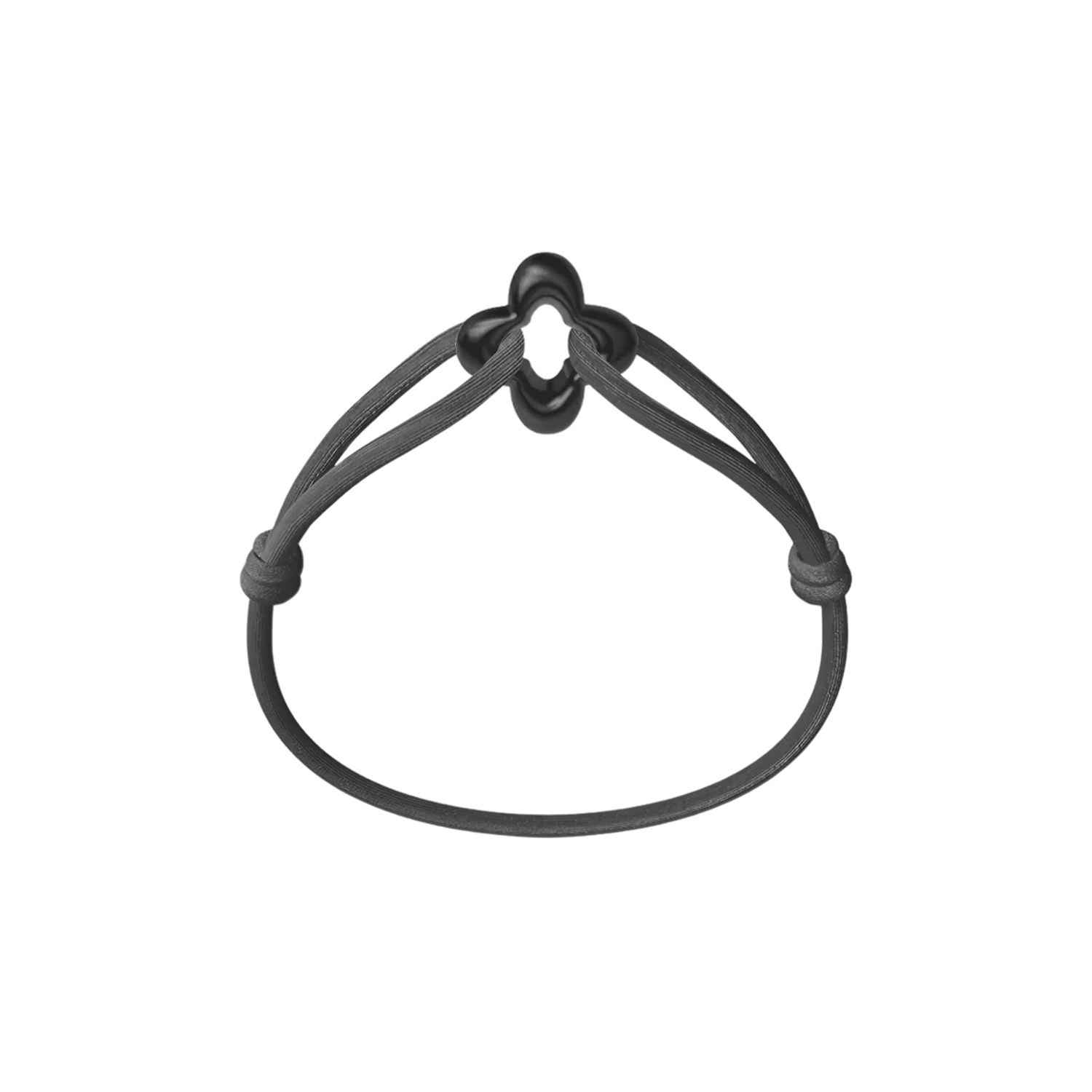 Black Clover Onyx Cord Bracelet