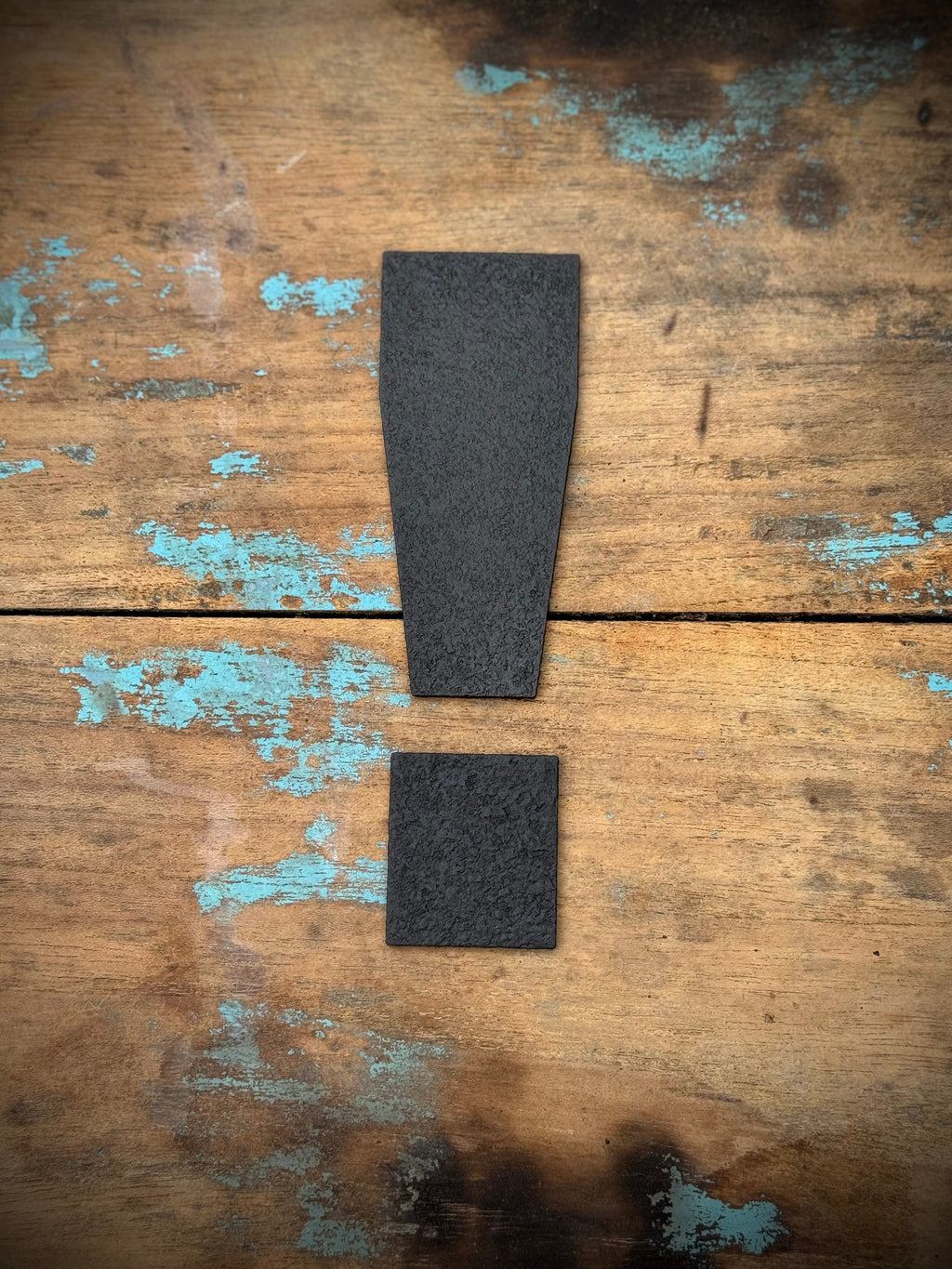 Black Metal Letters 12 inch and 5 inch Rustic Industrial Wall Decor