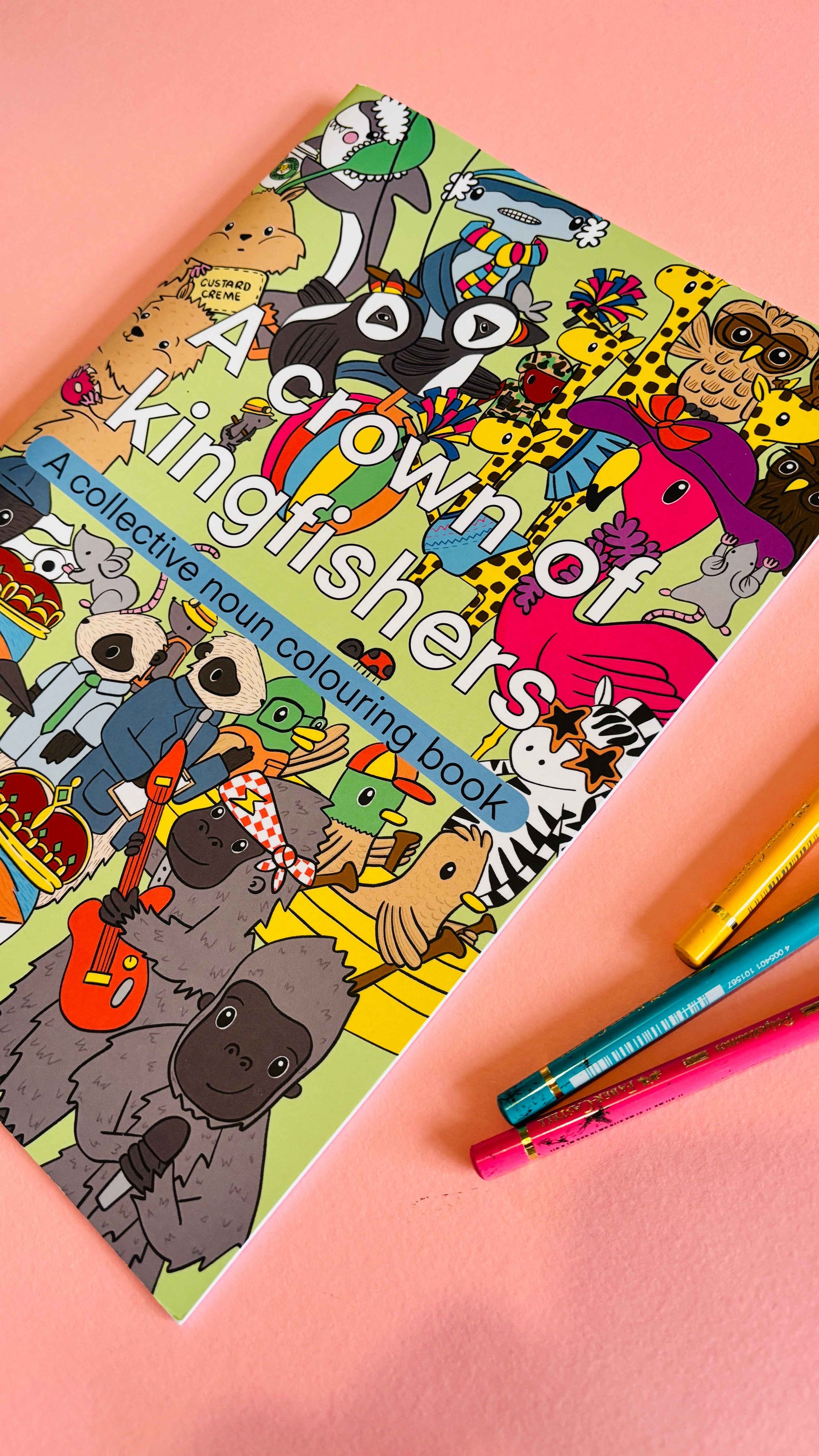 A Crown of Kingfishers Colouring Book