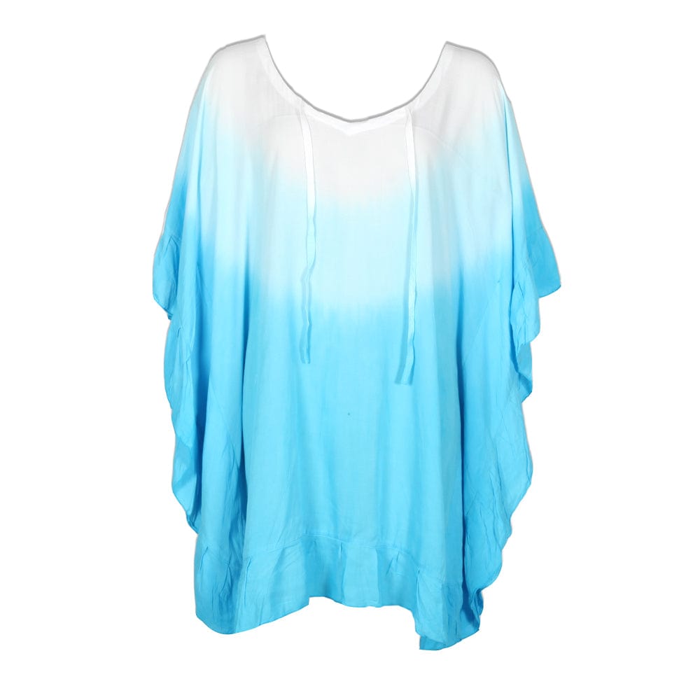 Ombre Dyed Poncho Tunic
