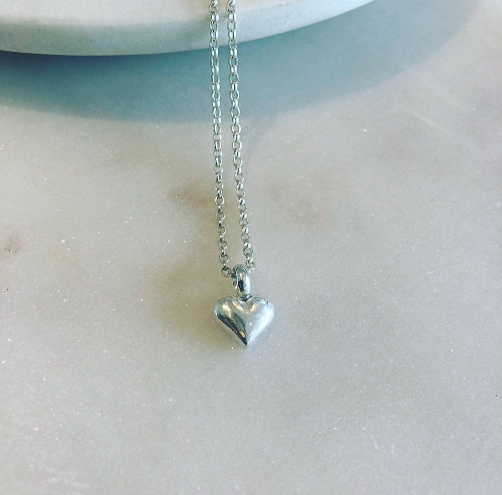 Baby Heart Silver Necklace