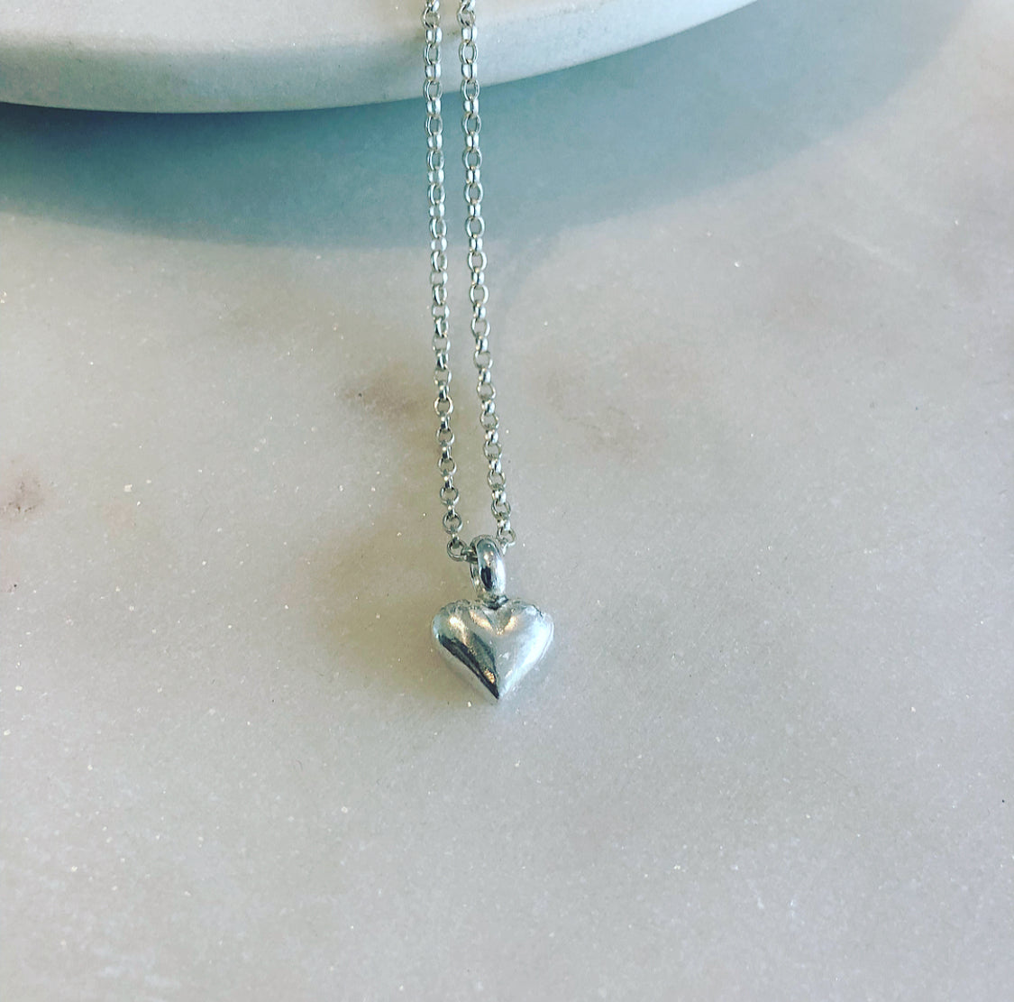 Baby Heart Silver Necklace