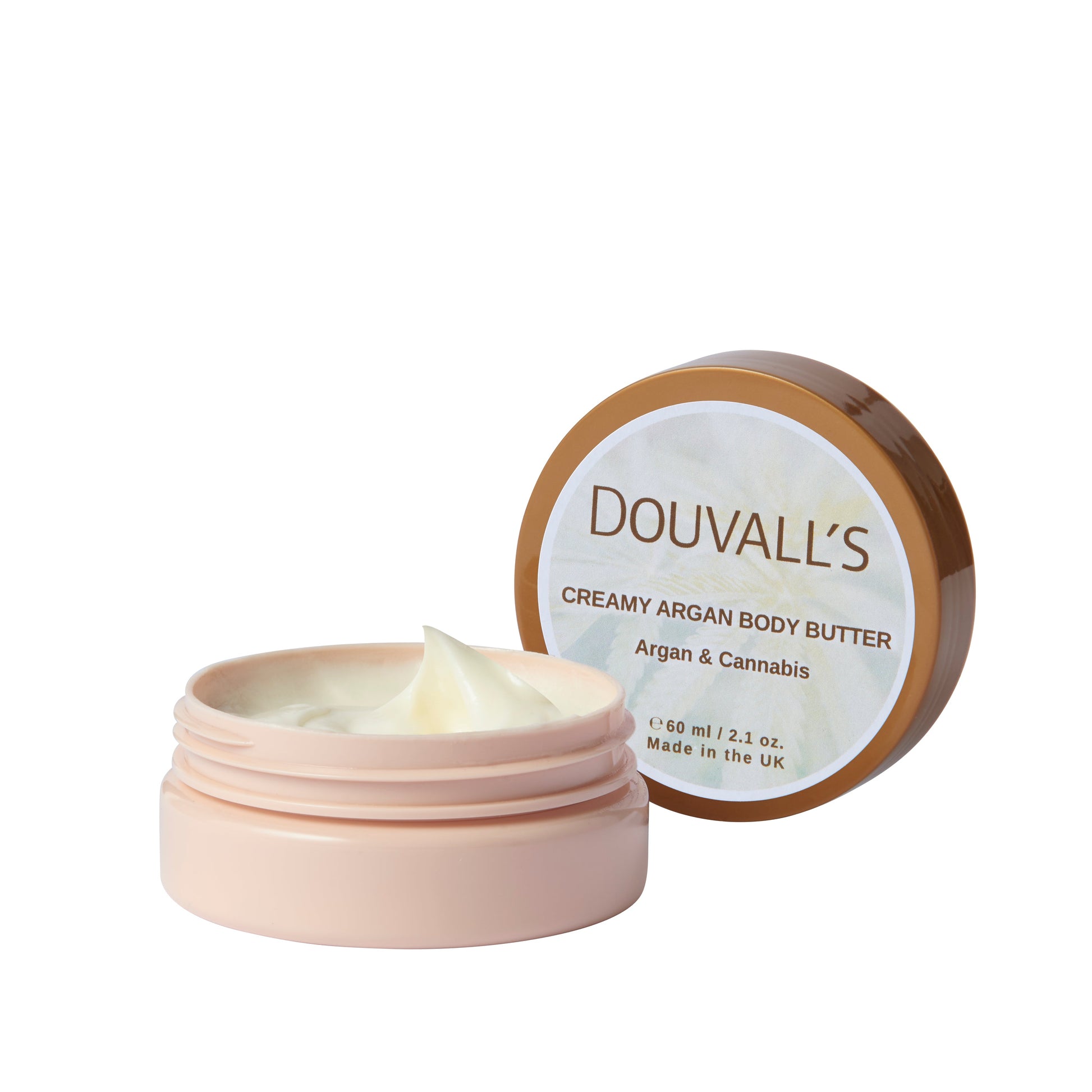 Organic Creamy Argan Body Butter 60ml in Six Natural Scents
