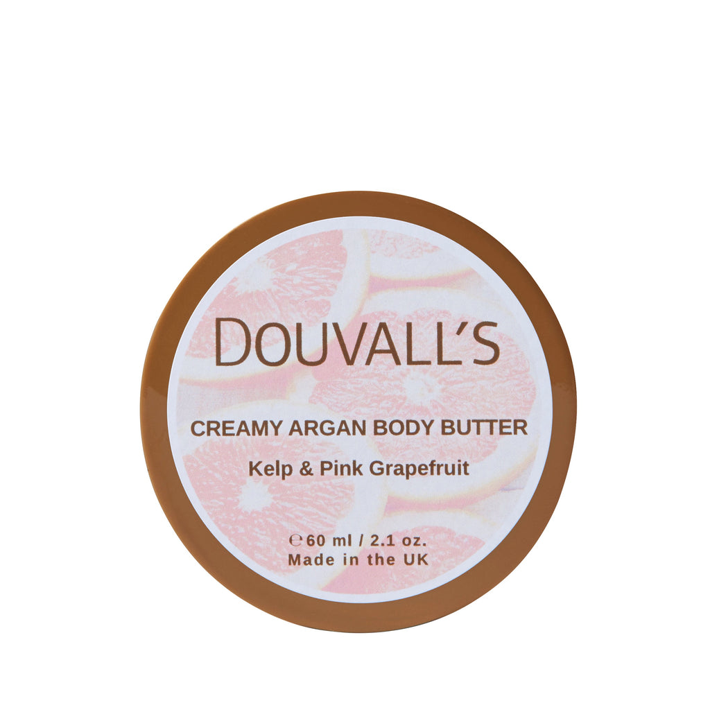 Organic Creamy Argan Body Butter 60ml in Six Natural Scents