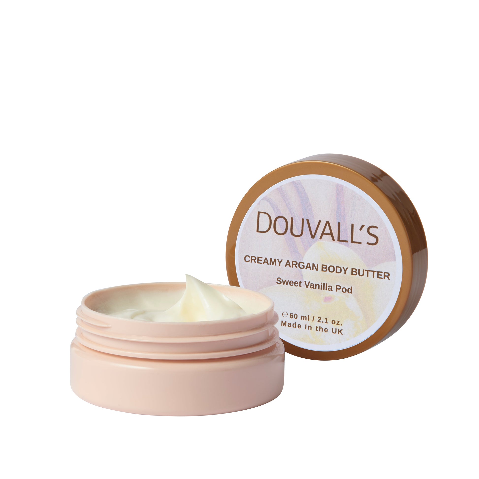 Organic Creamy Argan Body Butter 60ml in Six Natural Scents