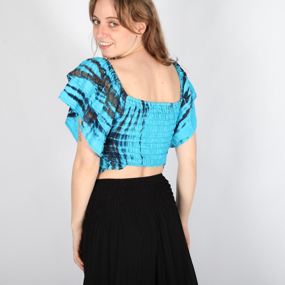 Tie Dye Off Shoulder Bardot Top