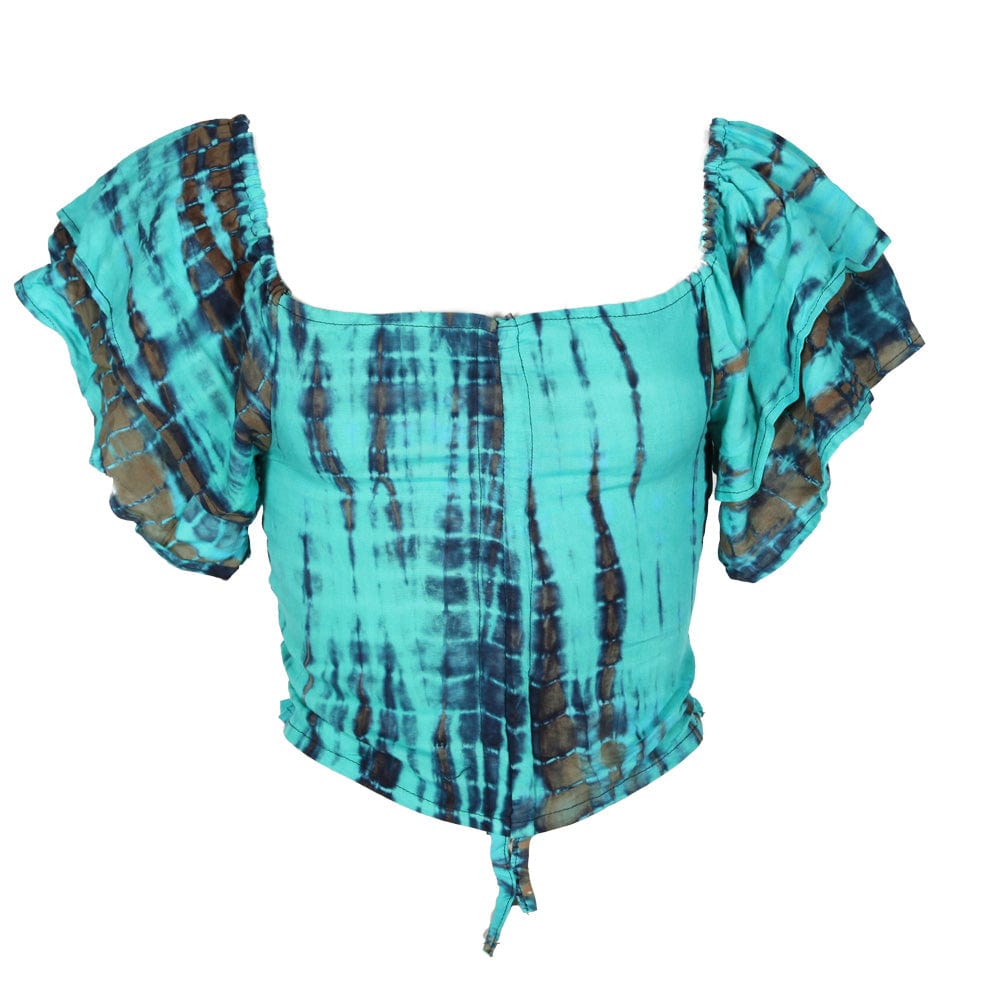 Tie Dye Off Shoulder Bardot Top