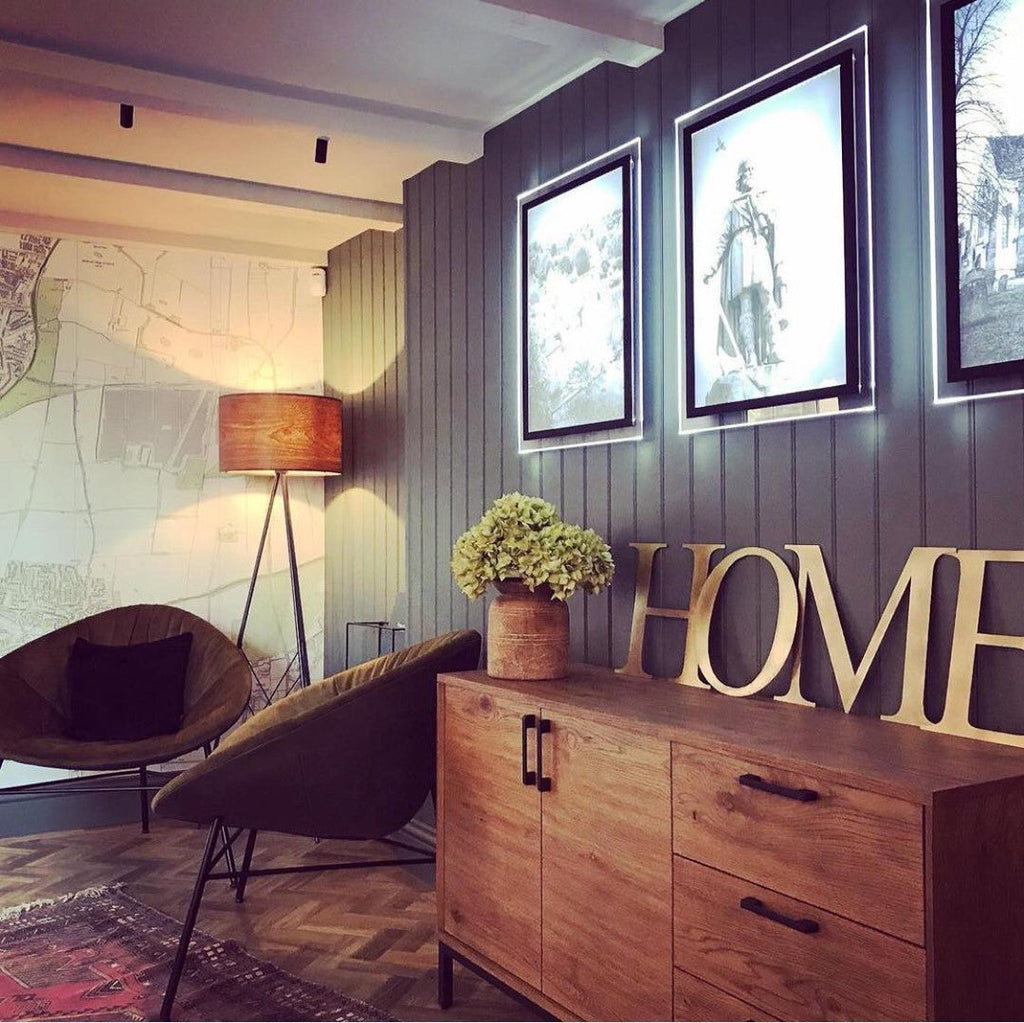 Distressed Gold Metal Letters A-Z 0-9 in 5 inch or 12 inch