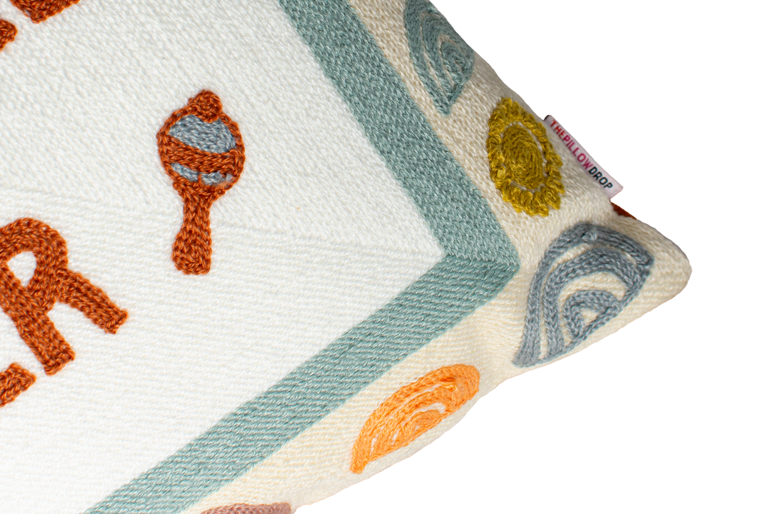 Nobody Puts Baby in the Corner Needlepoint Cushion