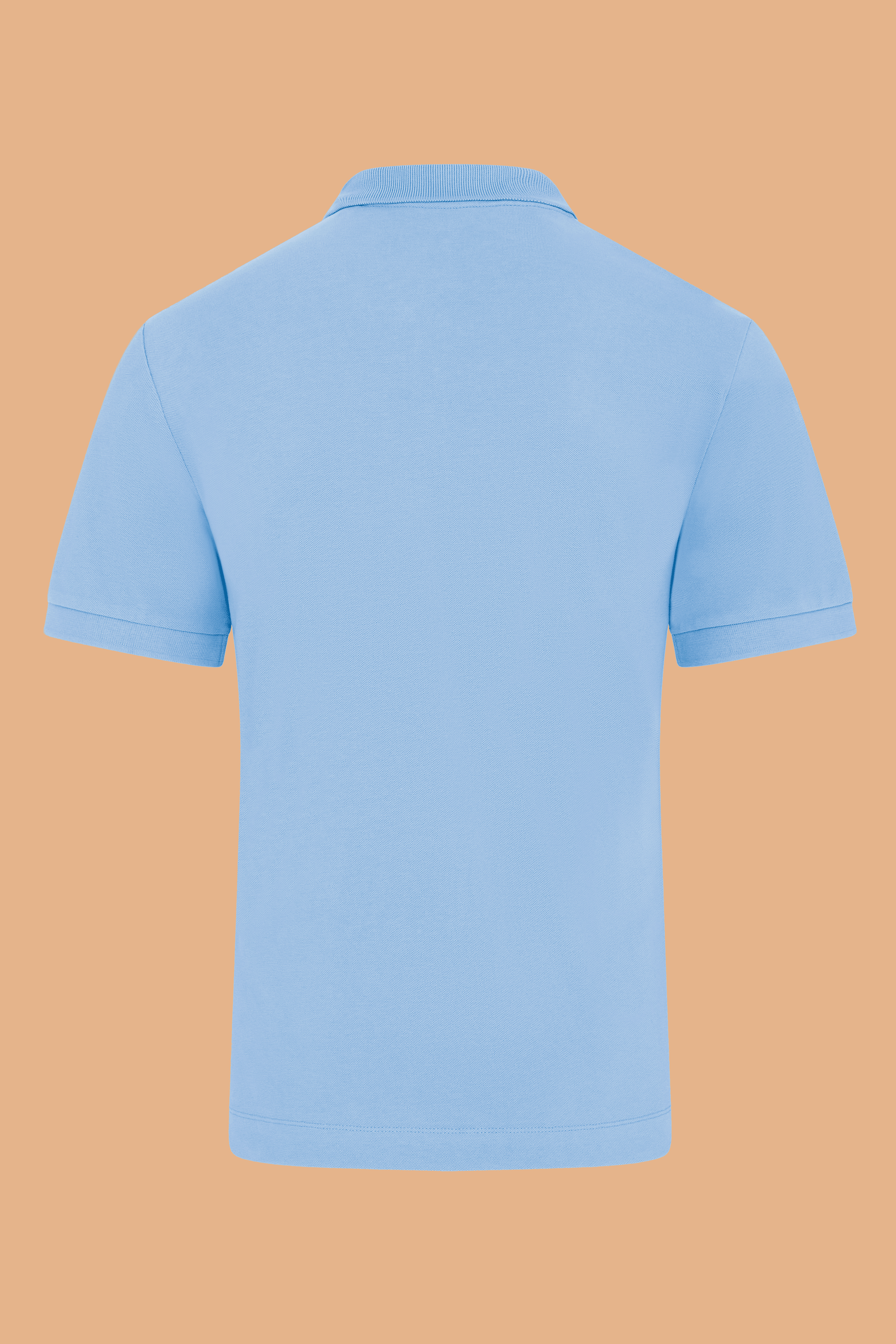 Light Blue Organic Cotton Polo Shirt