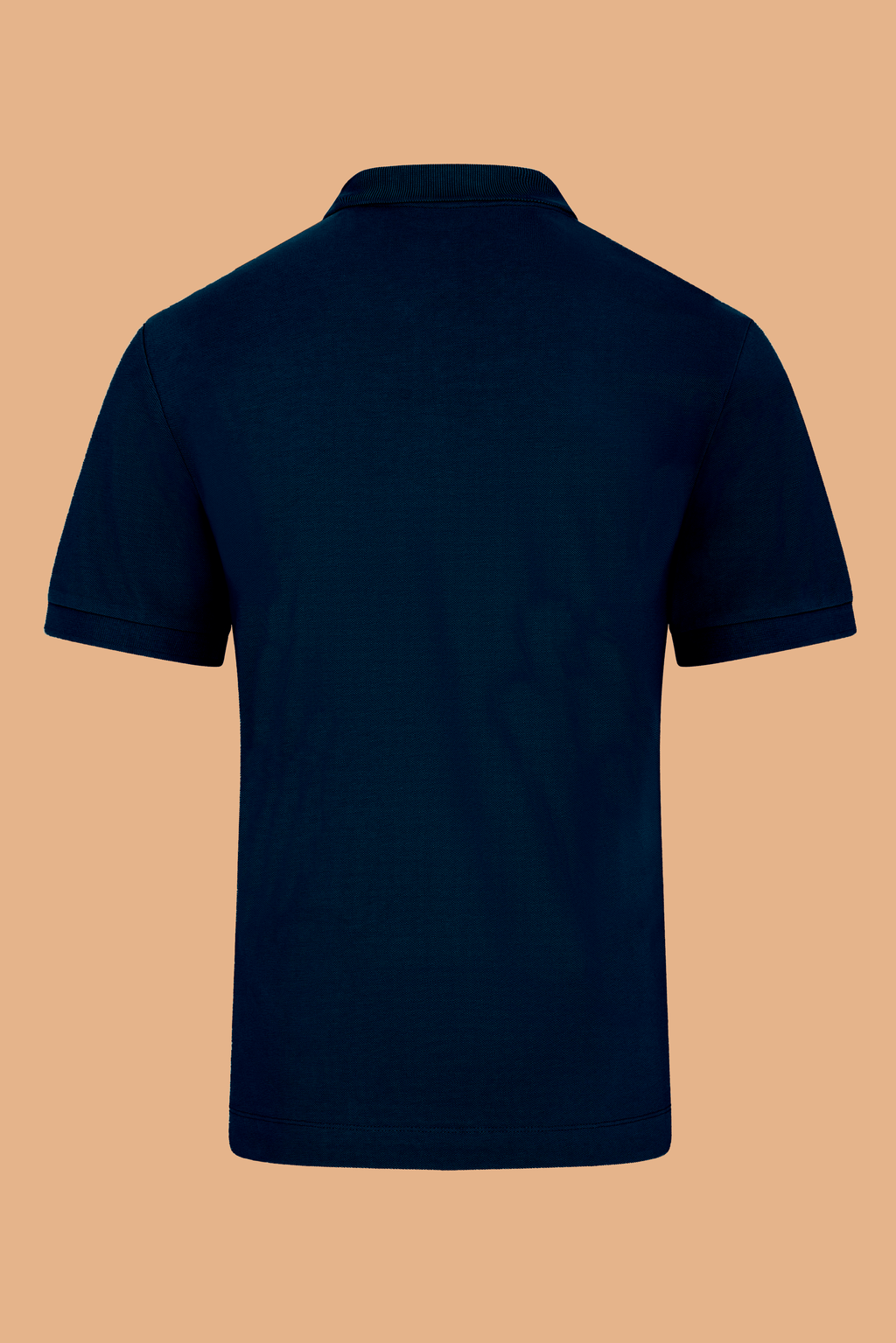 Navy Polo Shirt in Organic Cotton