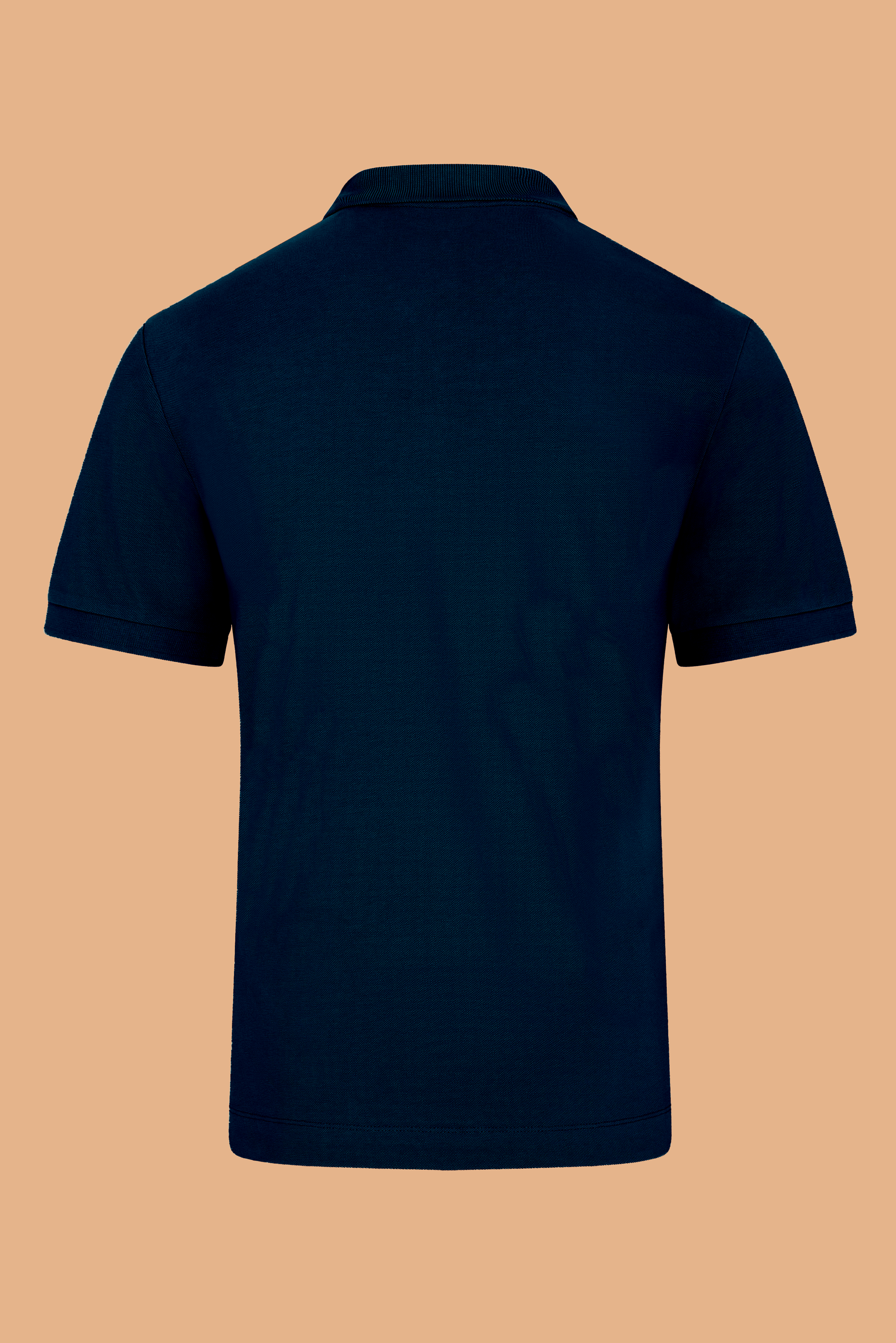 Navy Polo Shirt in Organic Cotton
