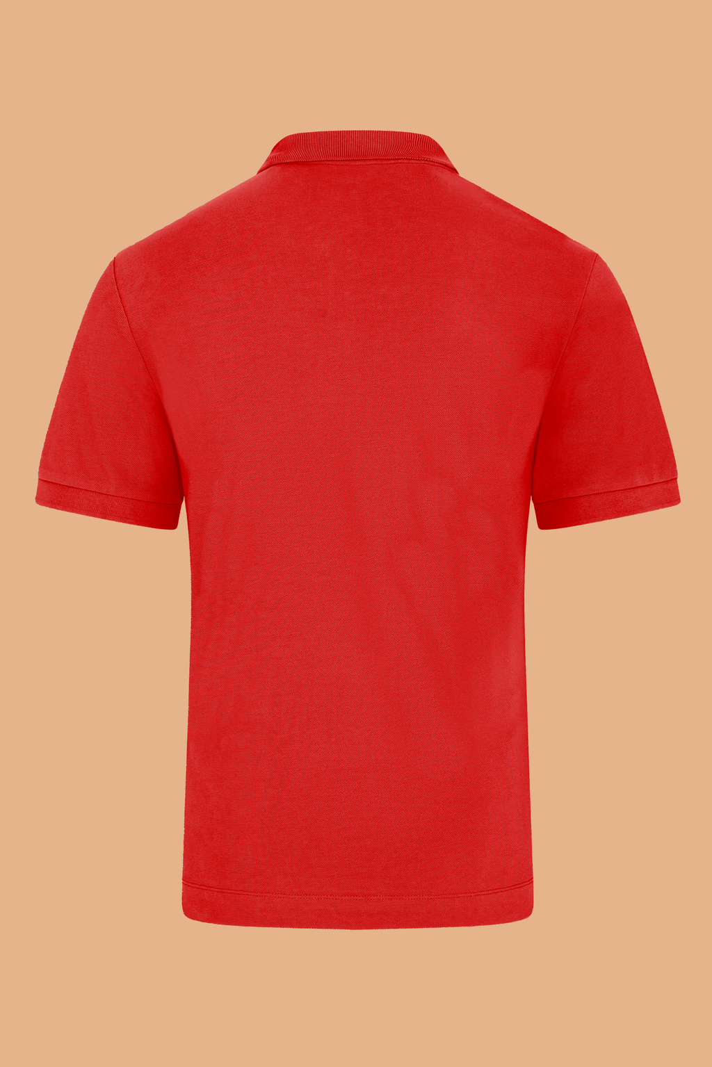 Red Polo Shirt in Organic Cotton