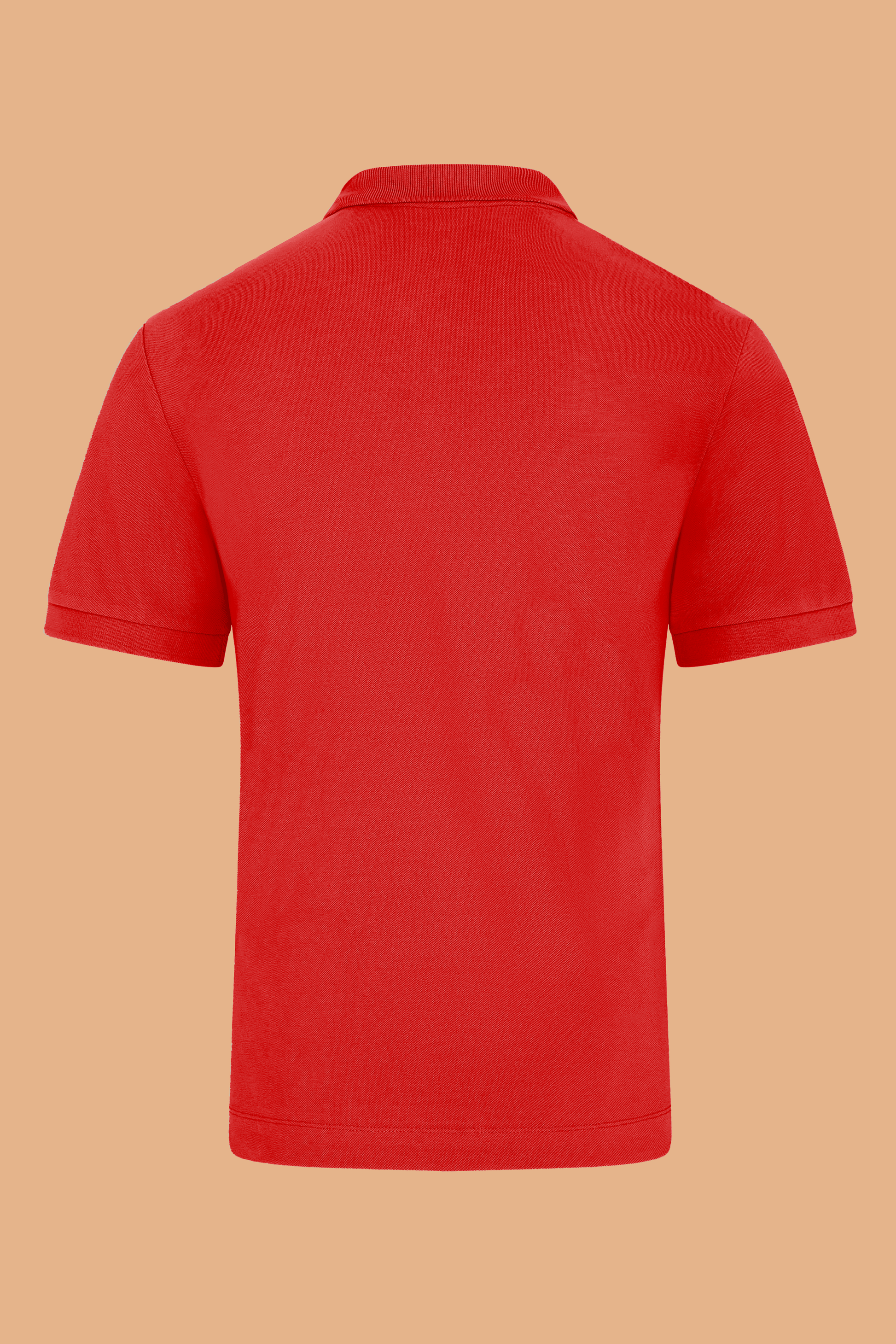 Red Polo Shirt in Organic Cotton