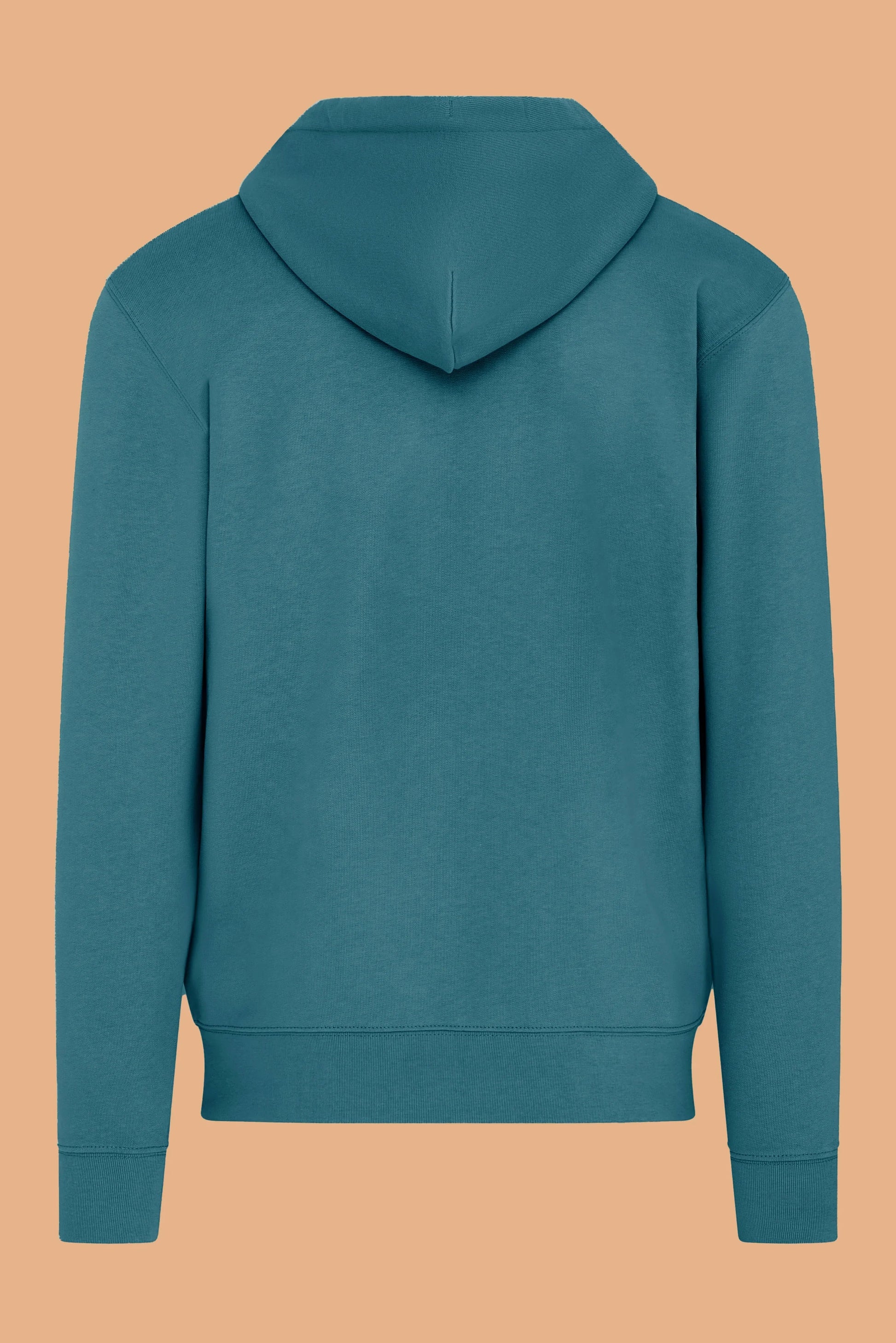 Embroidered P Zip Up Hoodie in Stargazer