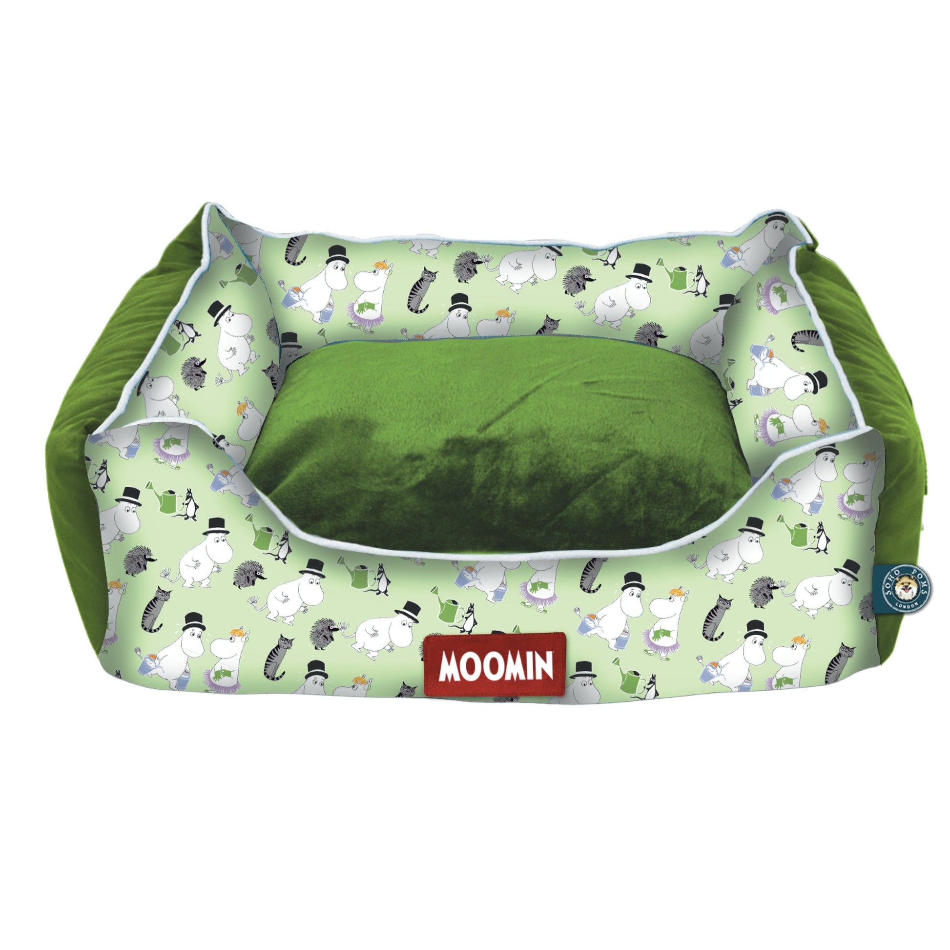 Moomins Green Leaves Pet Bed