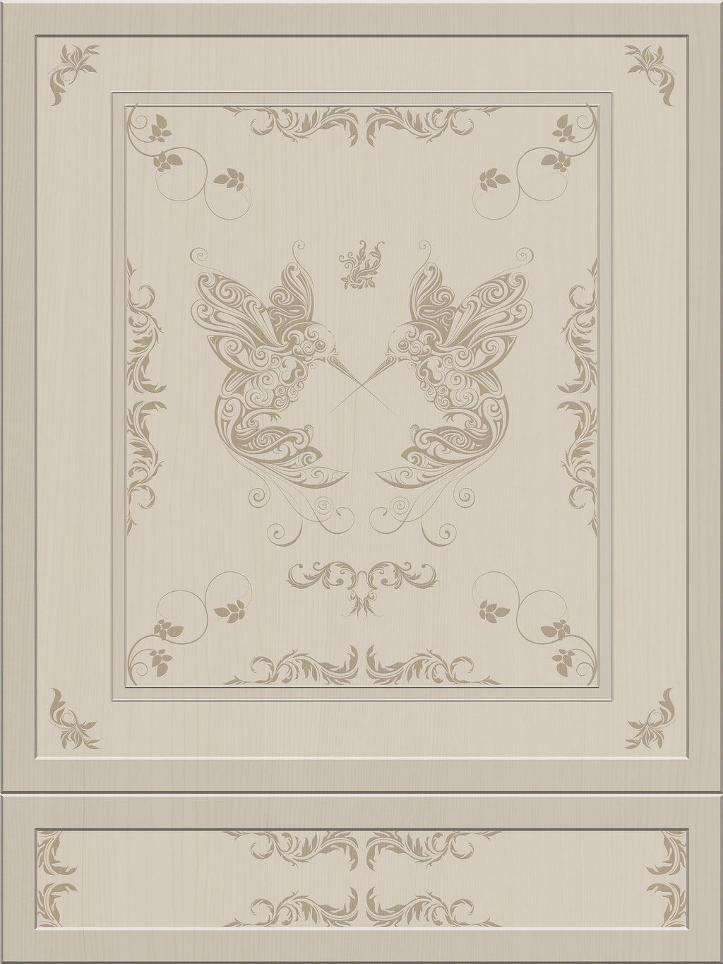 Balfour 3D Wood Panel Wallpaper with Hummingbirds