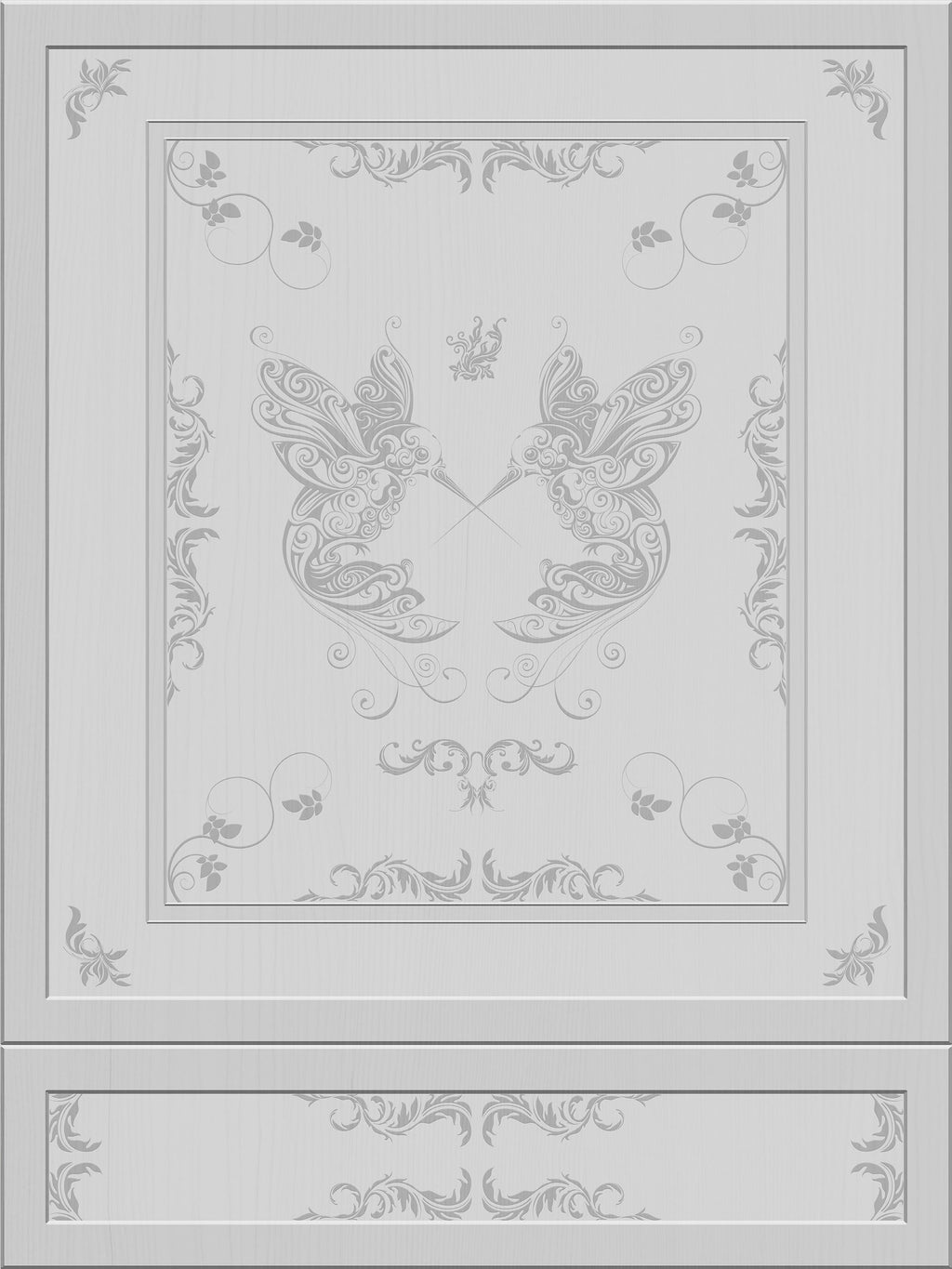 Balfour 3D Wood Panel Wallpaper with Hummingbirds