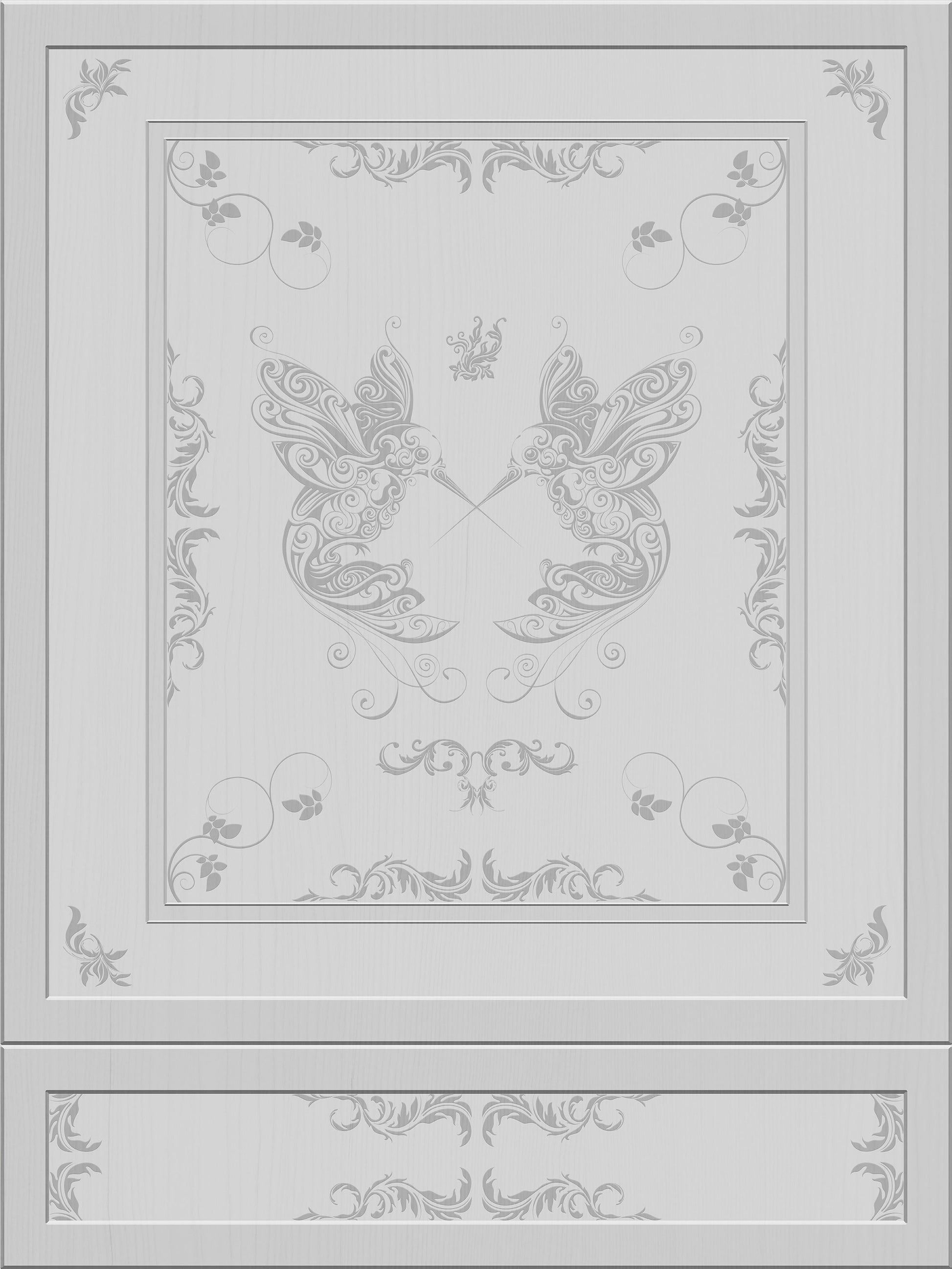 Balfour 3D Wood Panel Wallpaper with Hummingbirds