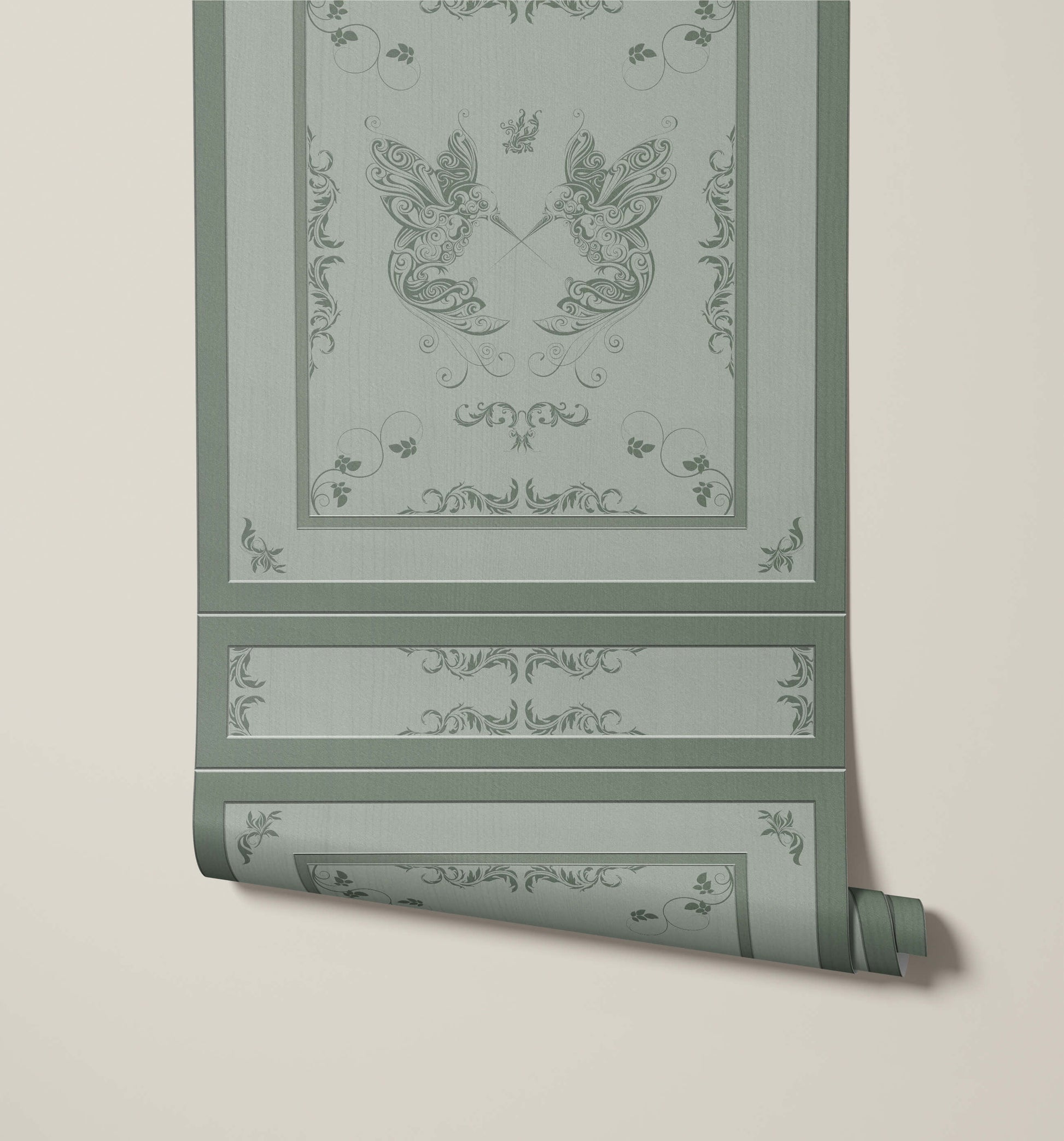 Balfour 3D Wood Panel Wallpaper with Hummingbirds