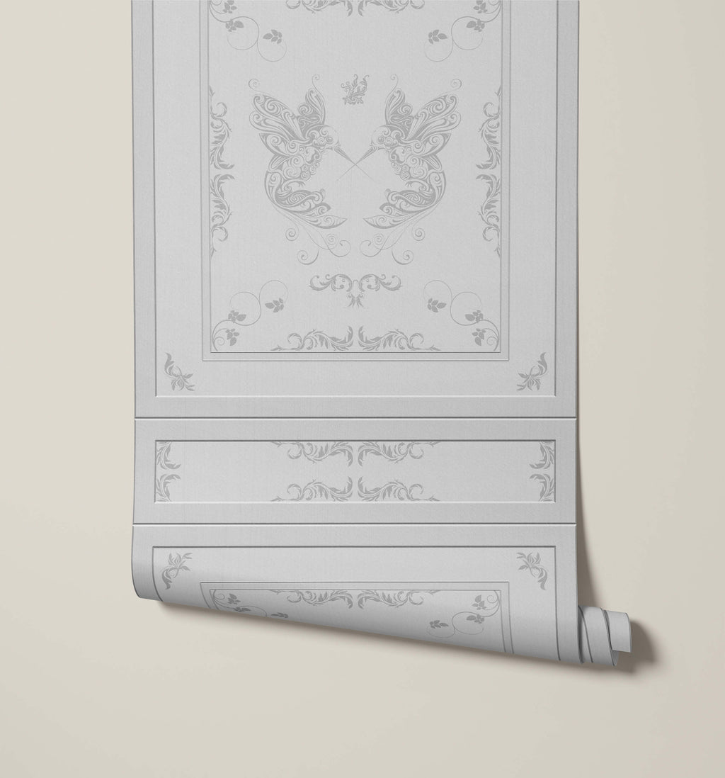 Balfour 3D Wood Panel Wallpaper with Hummingbirds