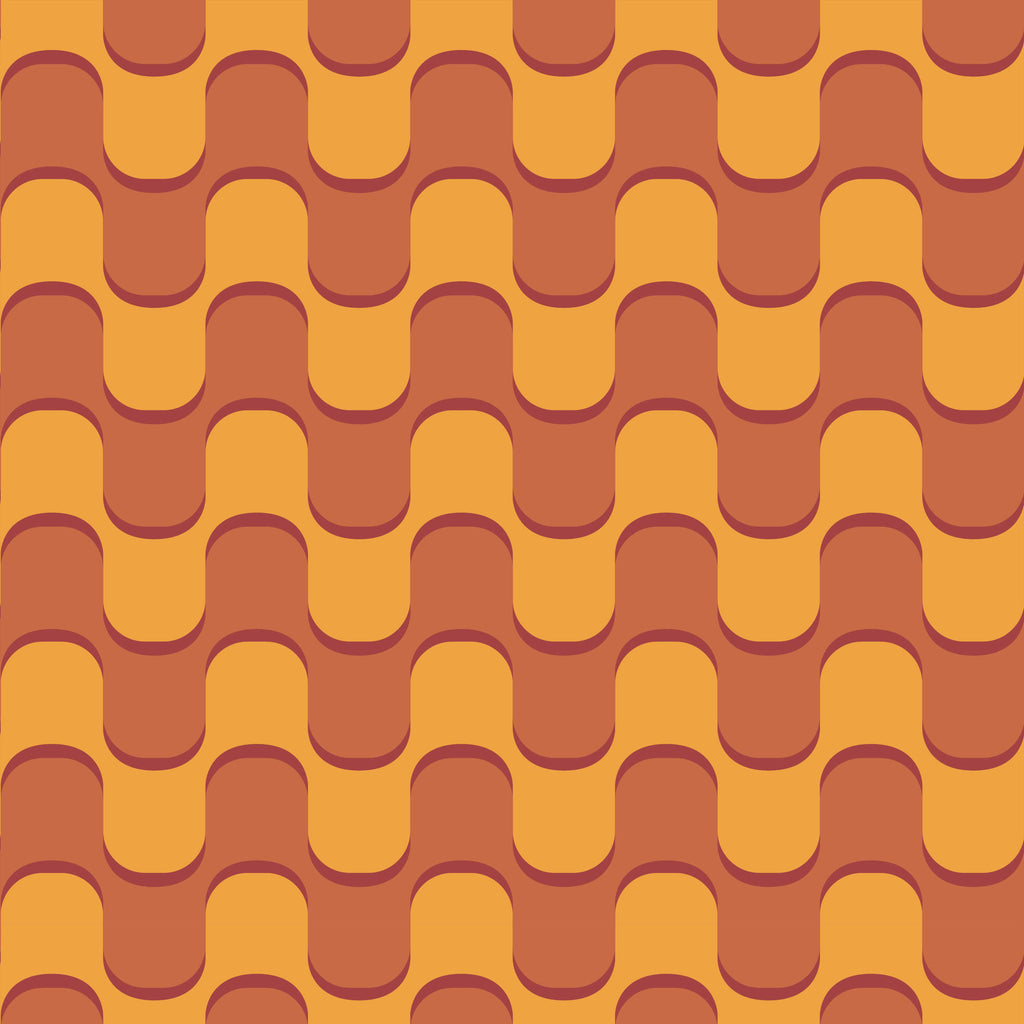 Ballinger 70s Retro Squiggle Wallpaper
