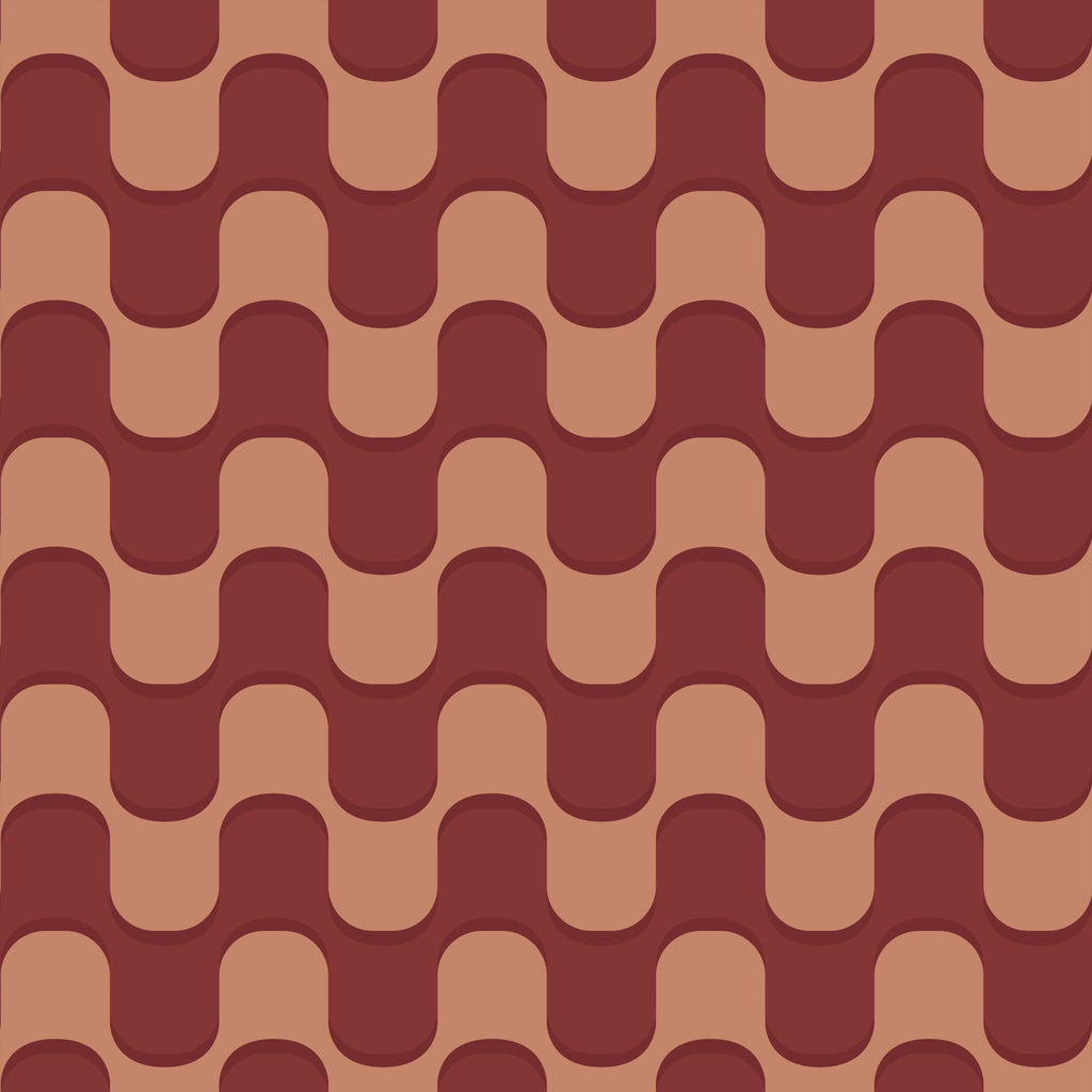 Ballinger 70s Retro Squiggle Wallpaper