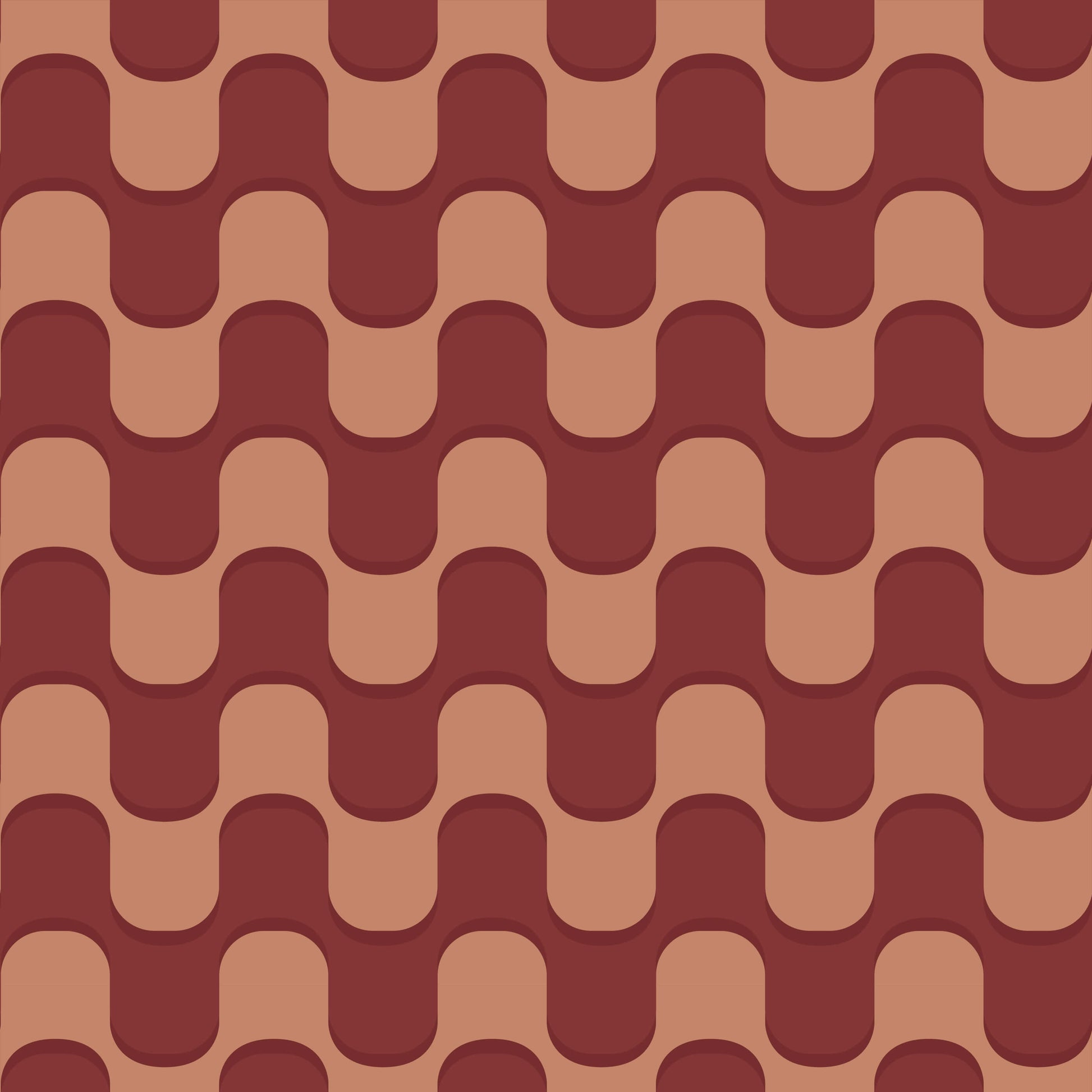 Ballinger 70s Retro Squiggle Wallpaper
