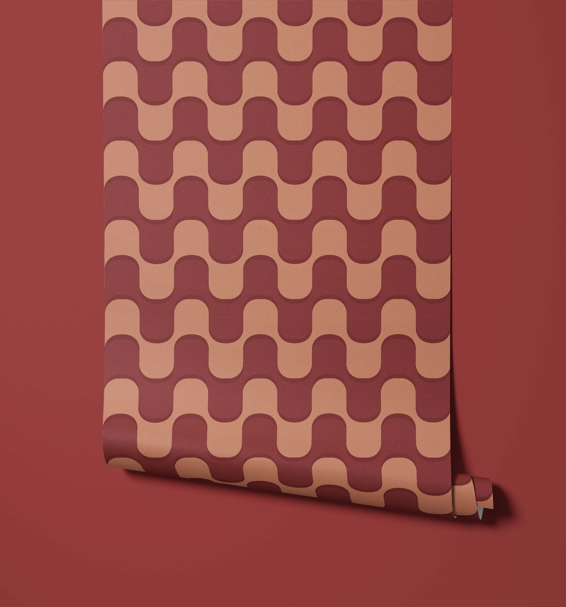 Ballinger 70s Retro Squiggle Wallpaper