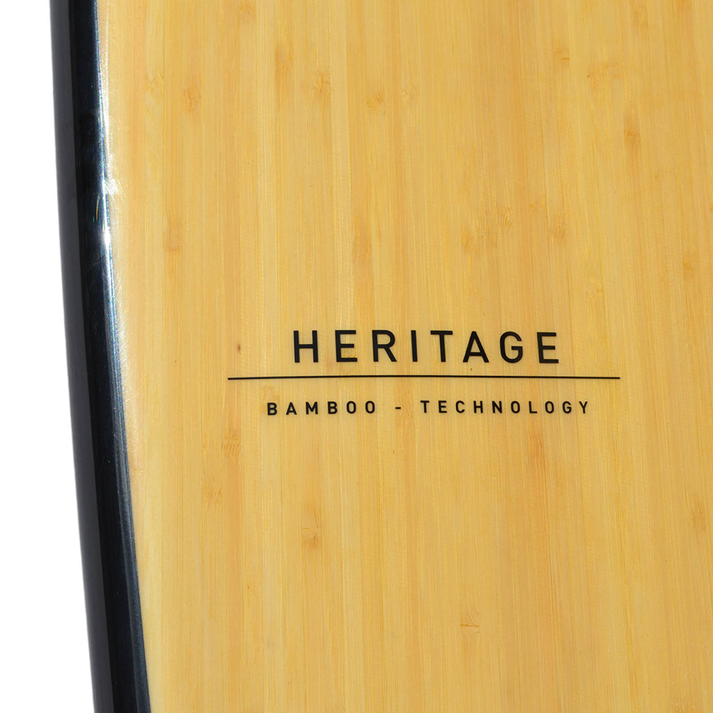 7'6" Bamboo Round Tail Mini Mal Surfboard