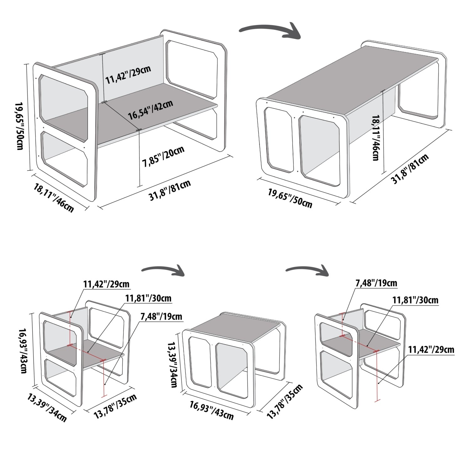 Montessori Weaning Table & Chair Set – Crafted for Toddler Independence by Montessori House Bed at www.brixbailey.com