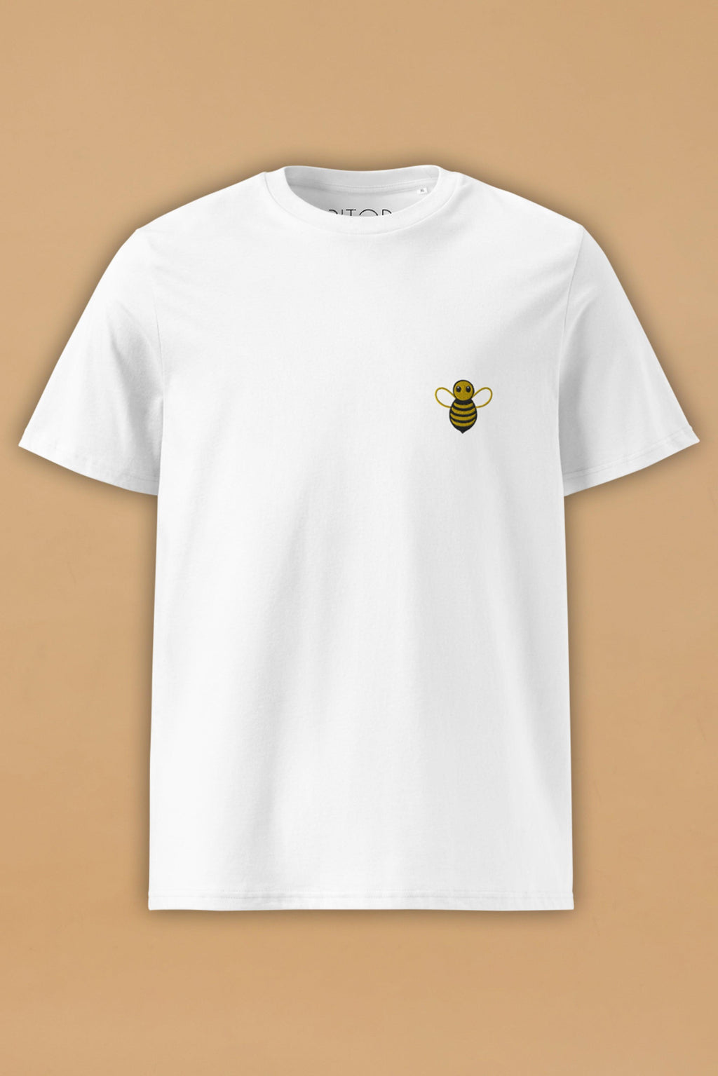 Organic Cotton Embroidered Bee T Shirt