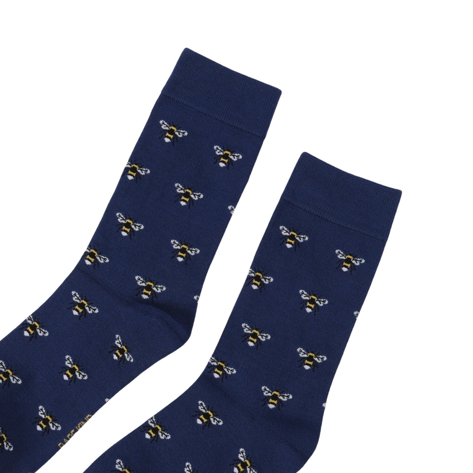 Save the Bee Small Motif Bamboo Socks in Navy