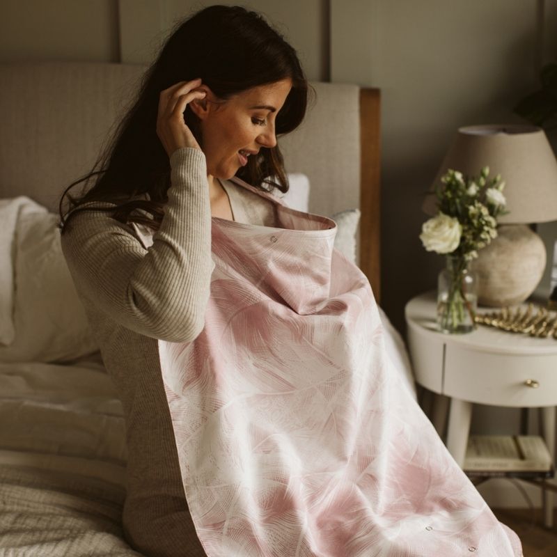 Feeding and Pumping Privacy Cover Feather Nest