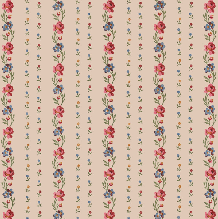 Belle Buds Blush Wallpaper