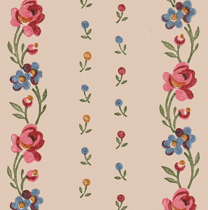 Belle Buds Blush Wallpaper