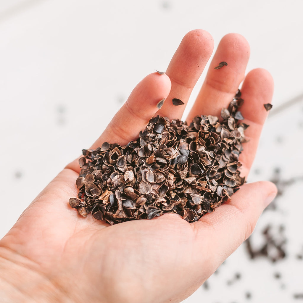 Yoga Bolster Meditation Cushion in Dusty Pink Linen