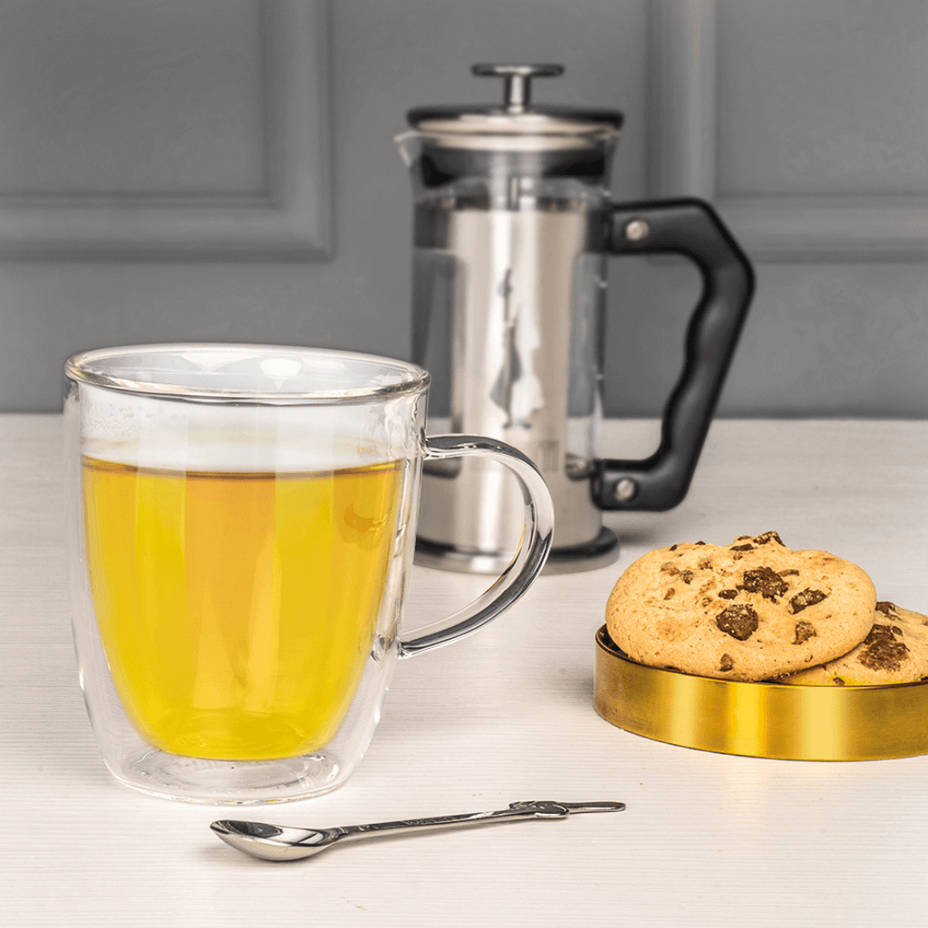 Double Walled Glass Mugs 350ml Set of 2