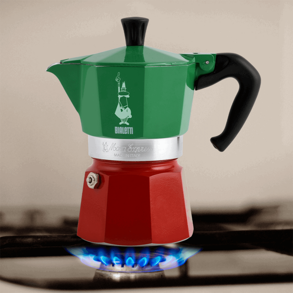 Stovetop Coffee Maker Tricolore Italia
