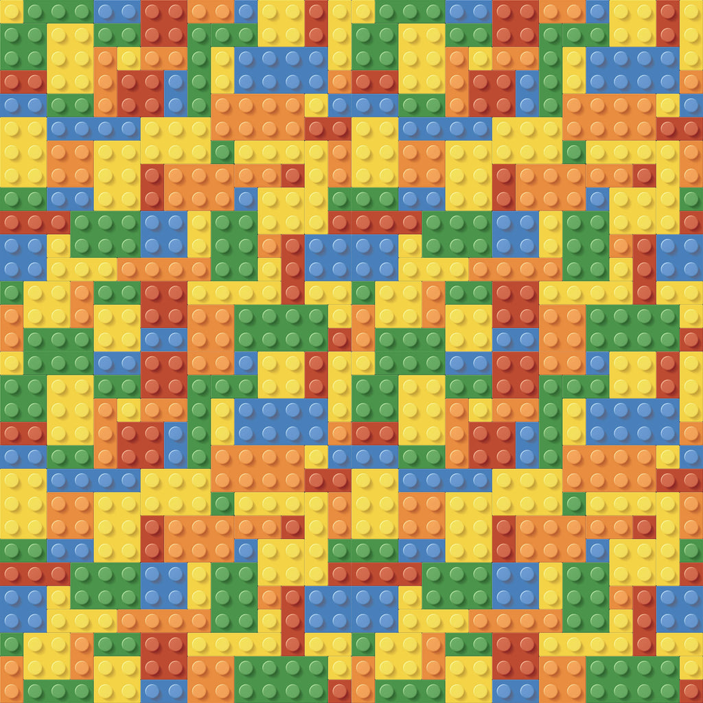 Colourful Building Blocks Wallpaper