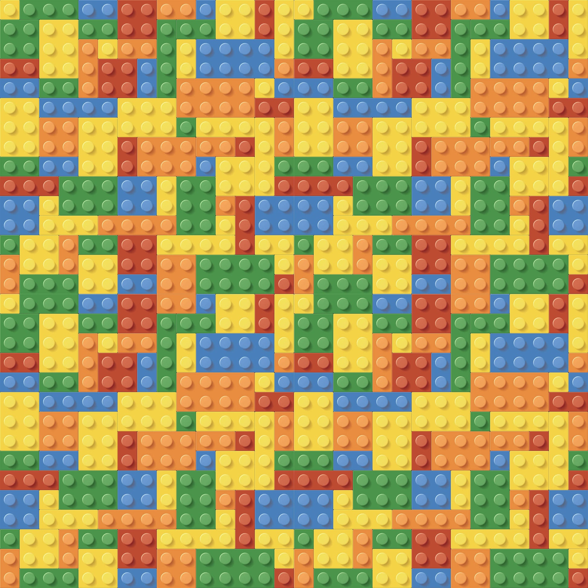 Colourful Building Blocks Wallpaper