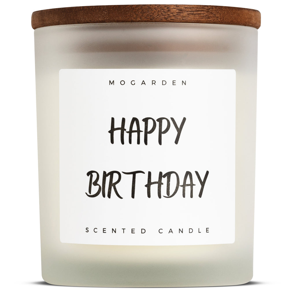 Luxury Vanilla Soy Birthday Candle 220g