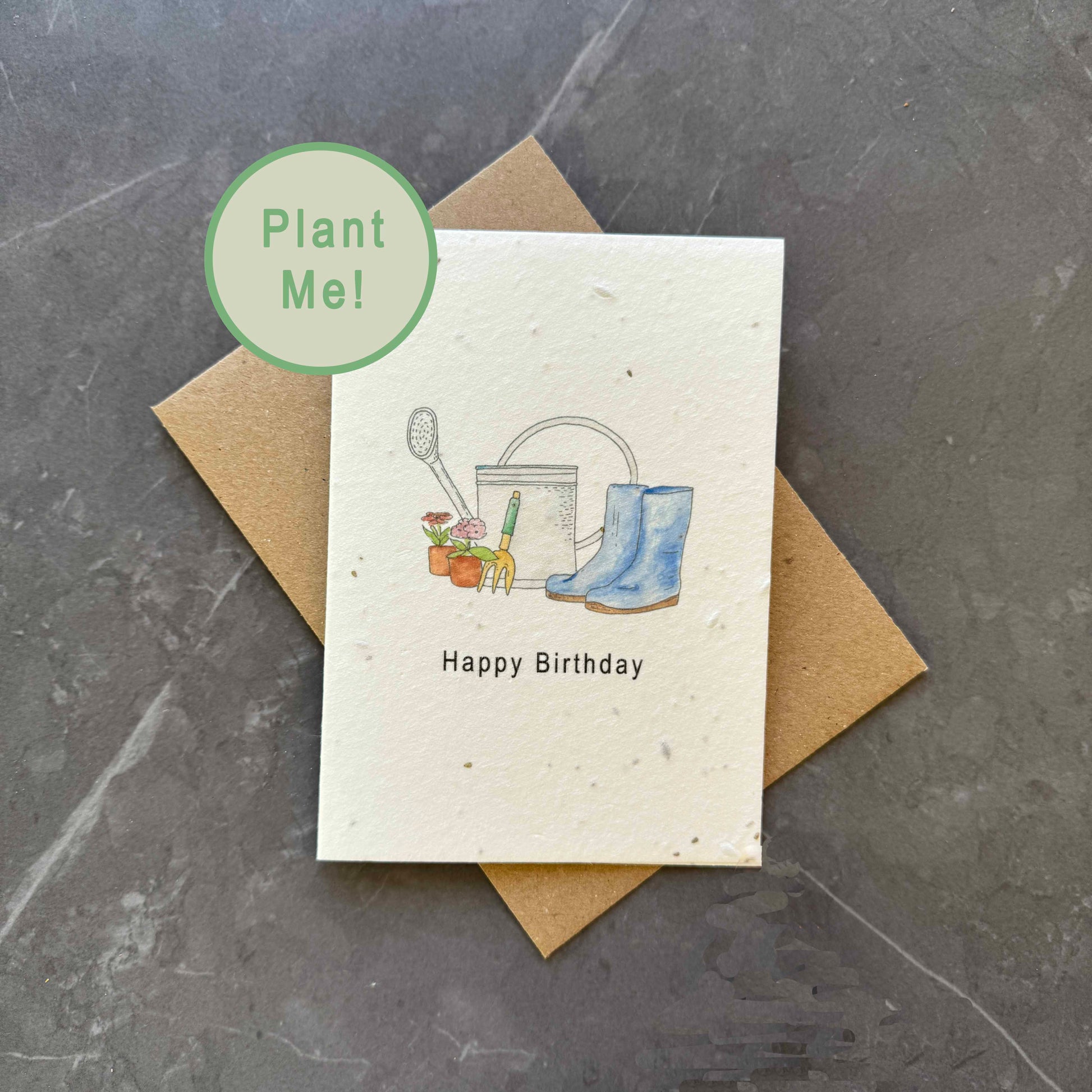 Plantable Birthday Card with Wildflower Seeds