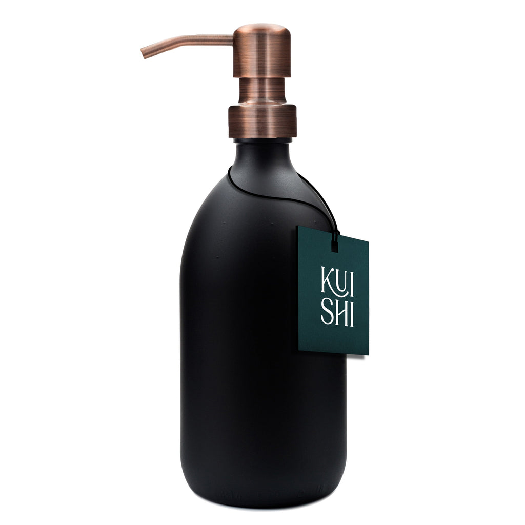 Black Soap Dispenser Stainless Steel Pump