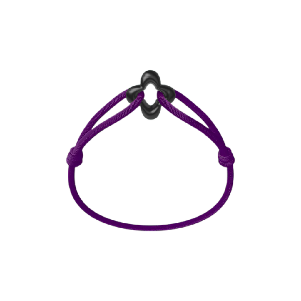 Black Clover Onyx Cord Bracelet