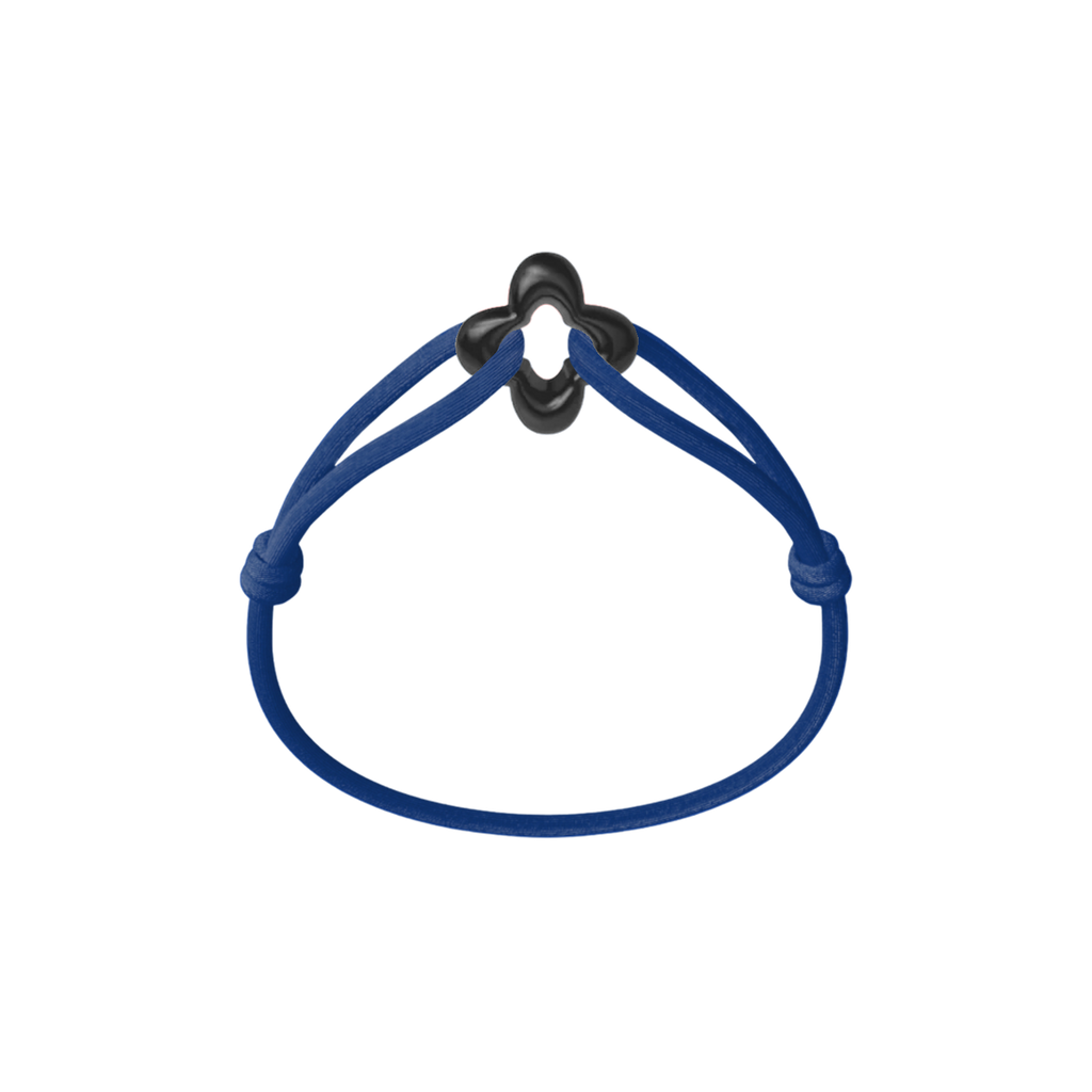 Black Clover Onyx Cord Bracelet