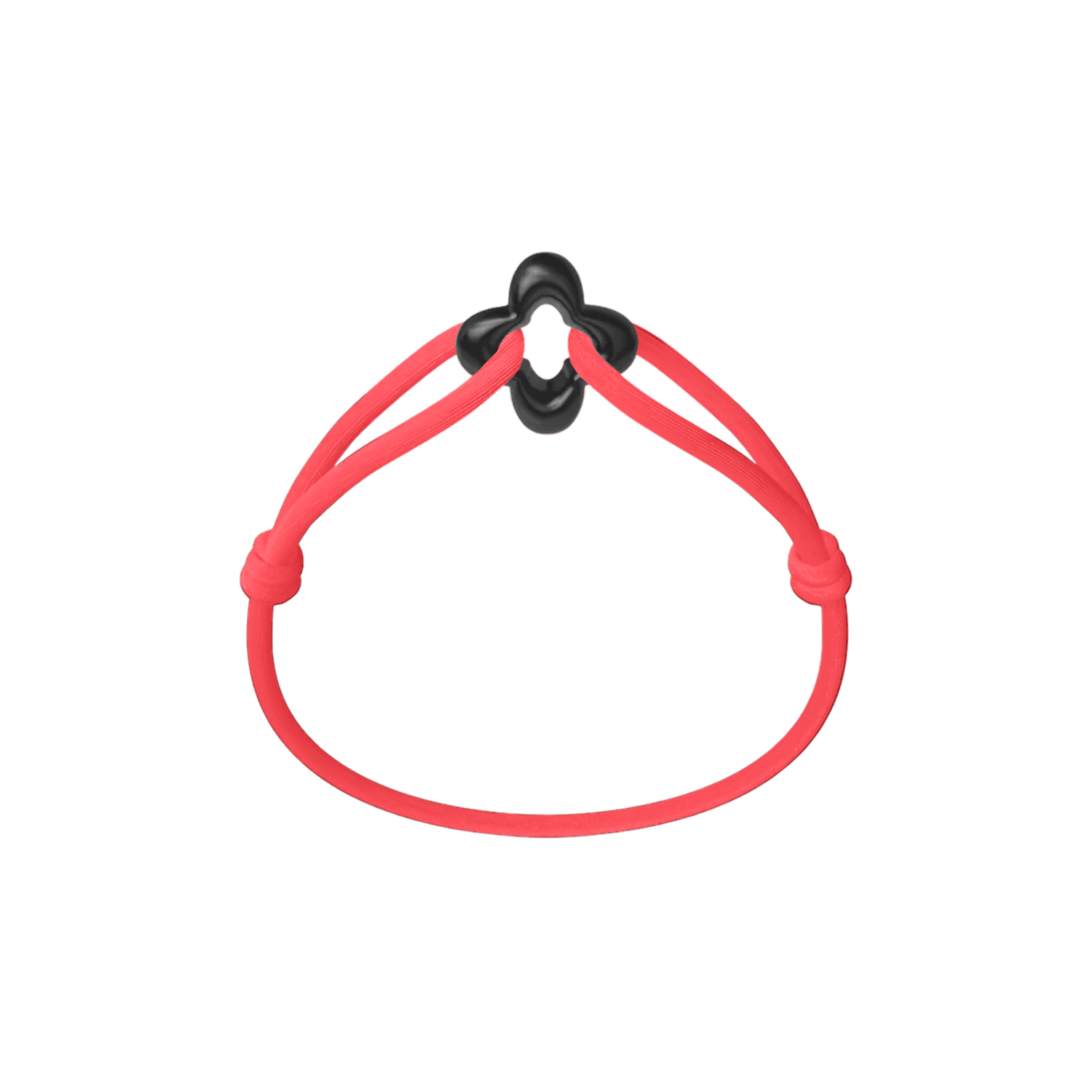 Black Clover Onyx Cord Bracelet