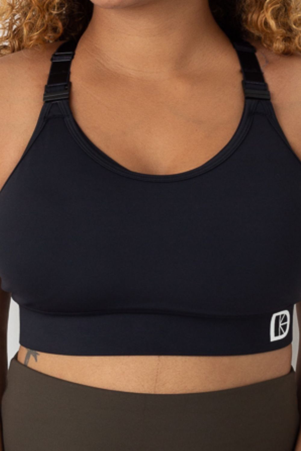Maternity & Nursing Sports Bra | B–F Cup | Black