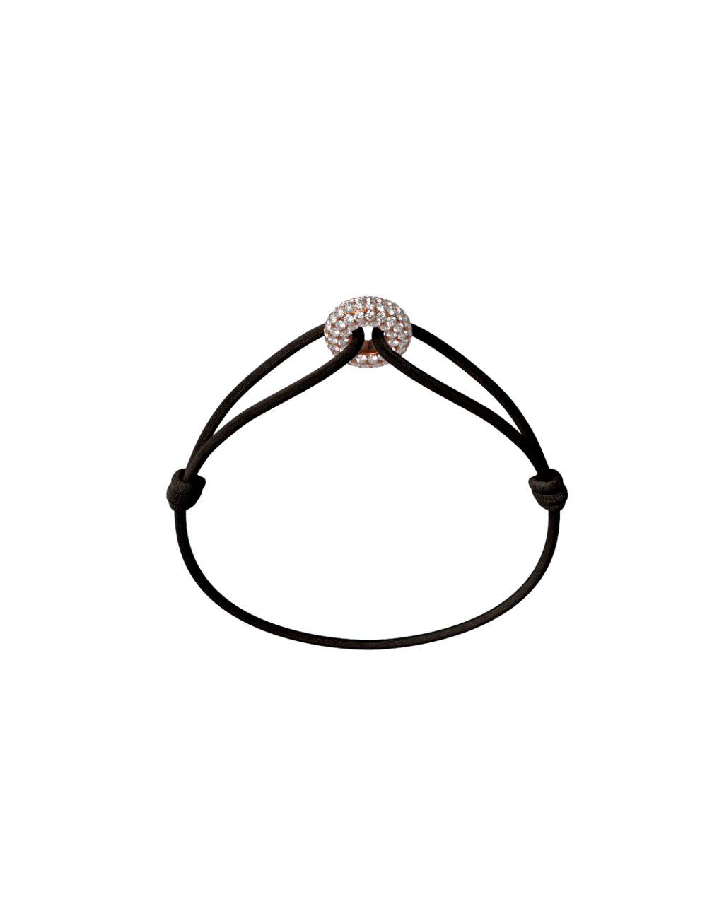 Mini Rose Soho Pave Cord Bracelet